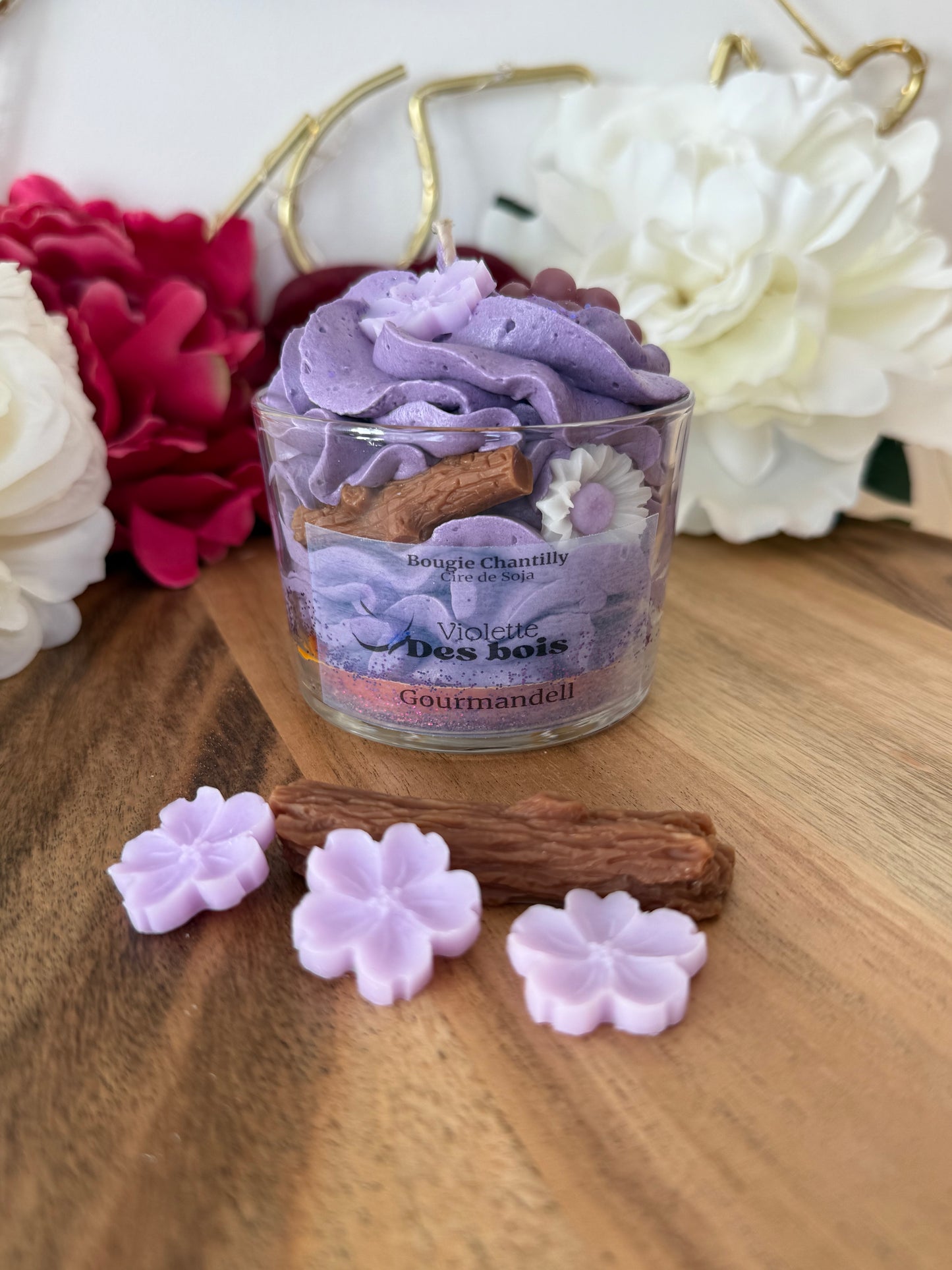 Bougie parfumée Violette Des bois – 70 g ou 170 g
