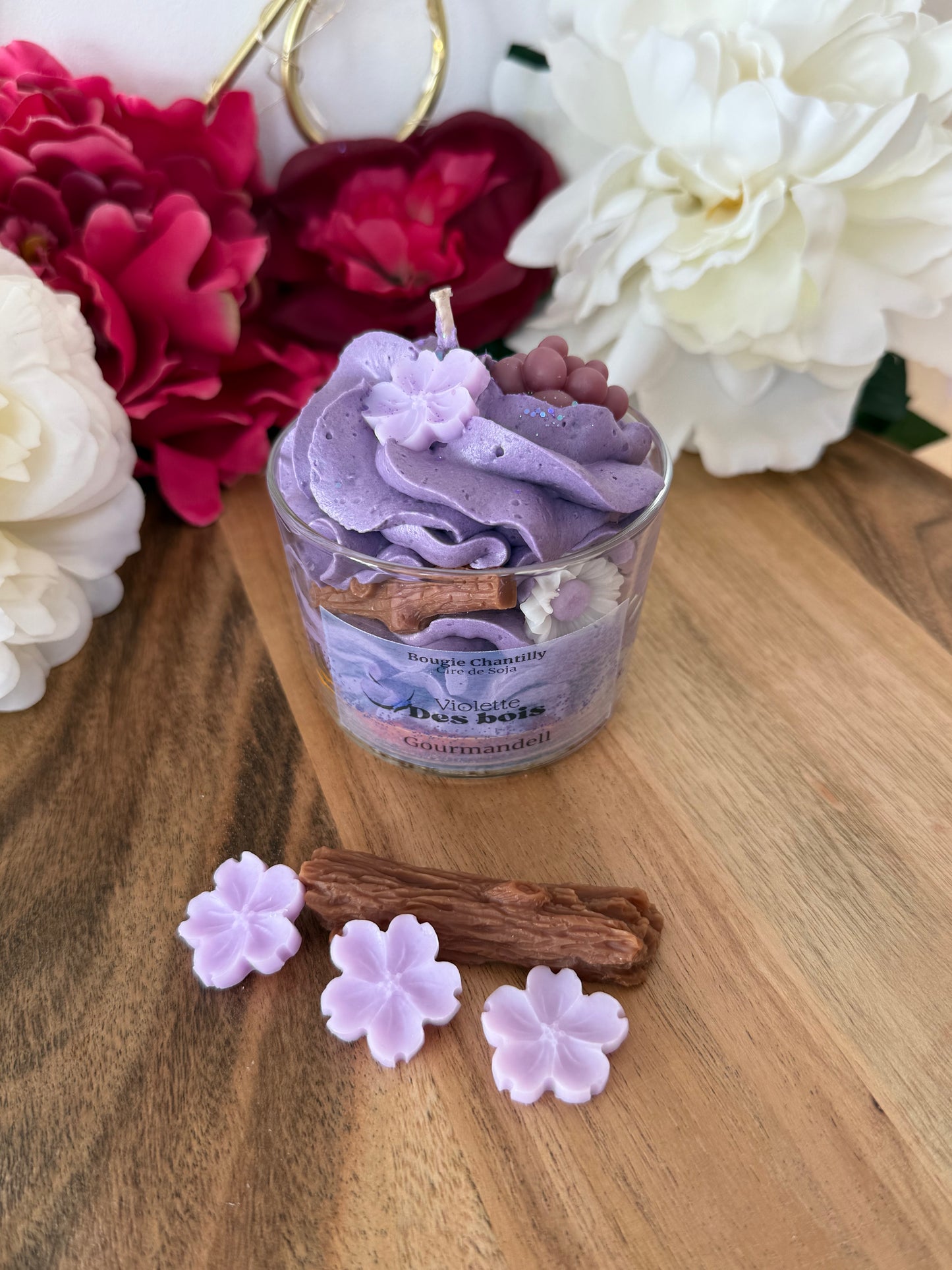 Bougie parfumée Violette Des bois – 70 g ou 170 g