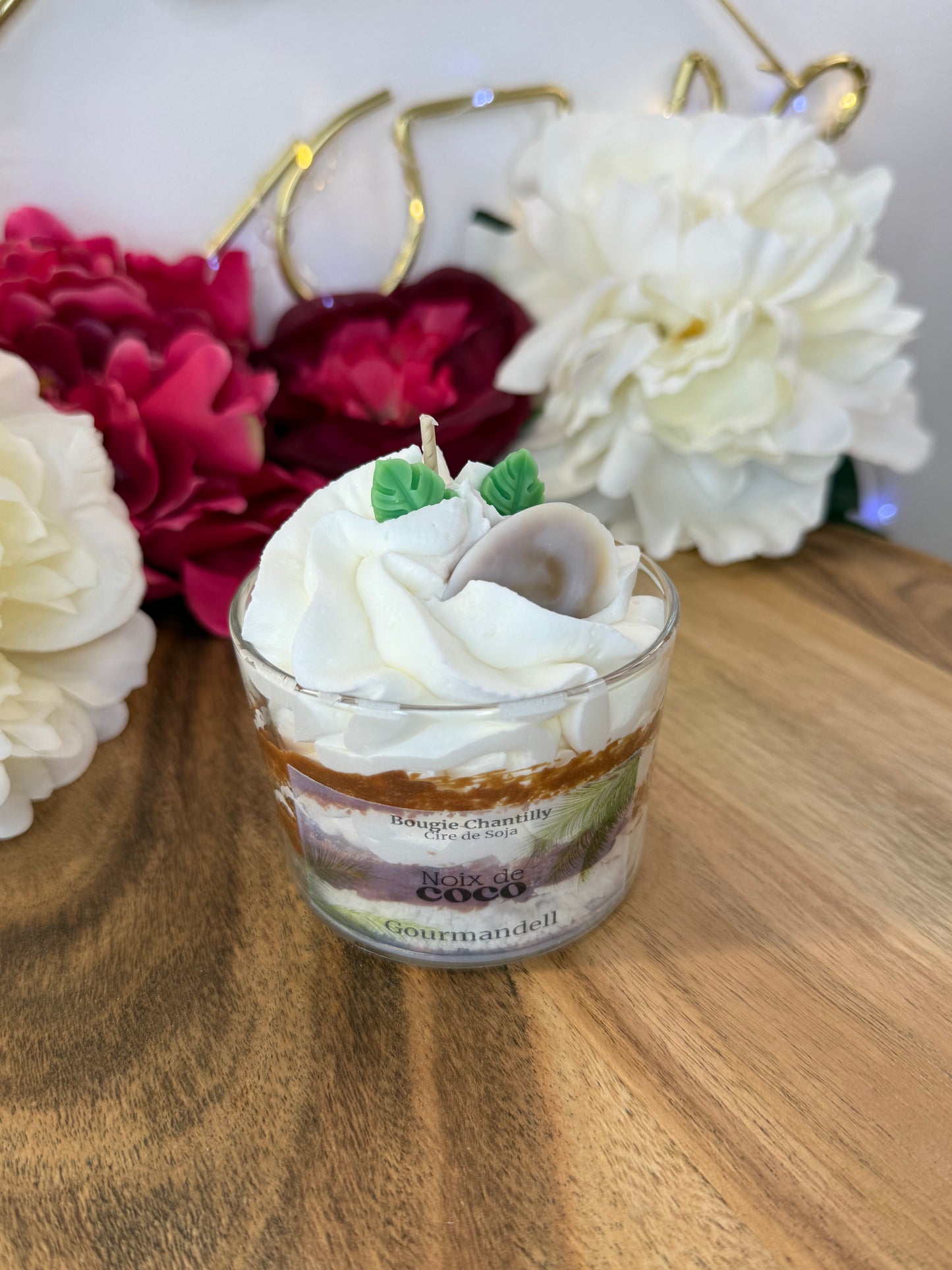 Bougie Parfumée Noix de Coco – 140 g ou 170 g