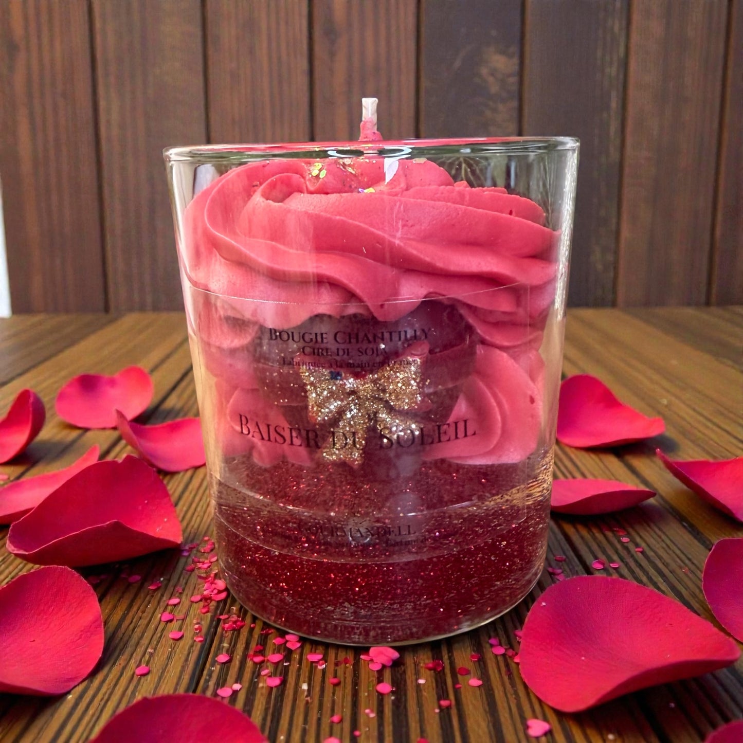 ❤️ Bougie Parfumée Baiser de Soleil – Édition Spéciale Amour