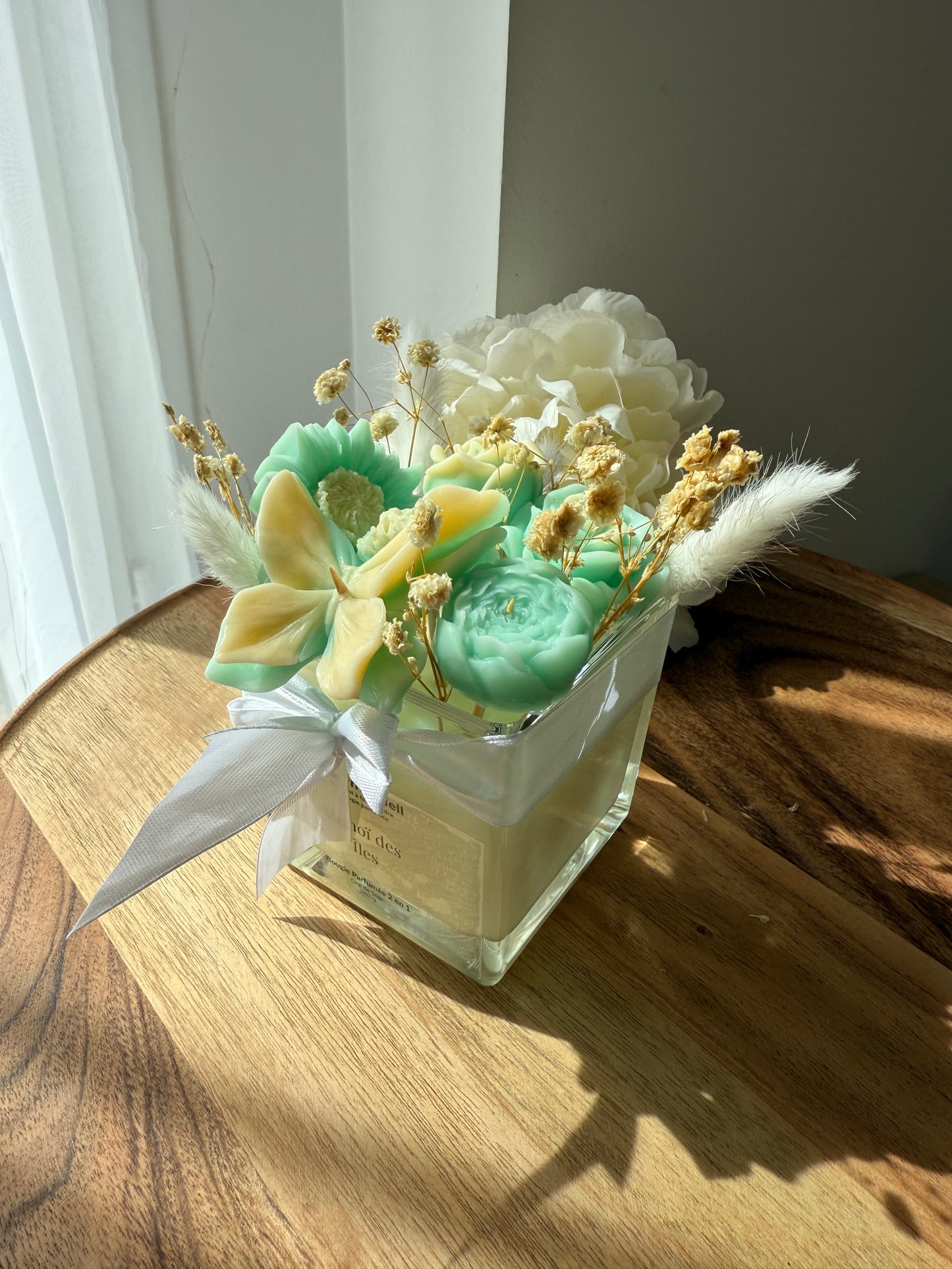 Bougie 2 en 1 Monoï des Îles – Fondants + Bougie Parfumée – Édition Unique