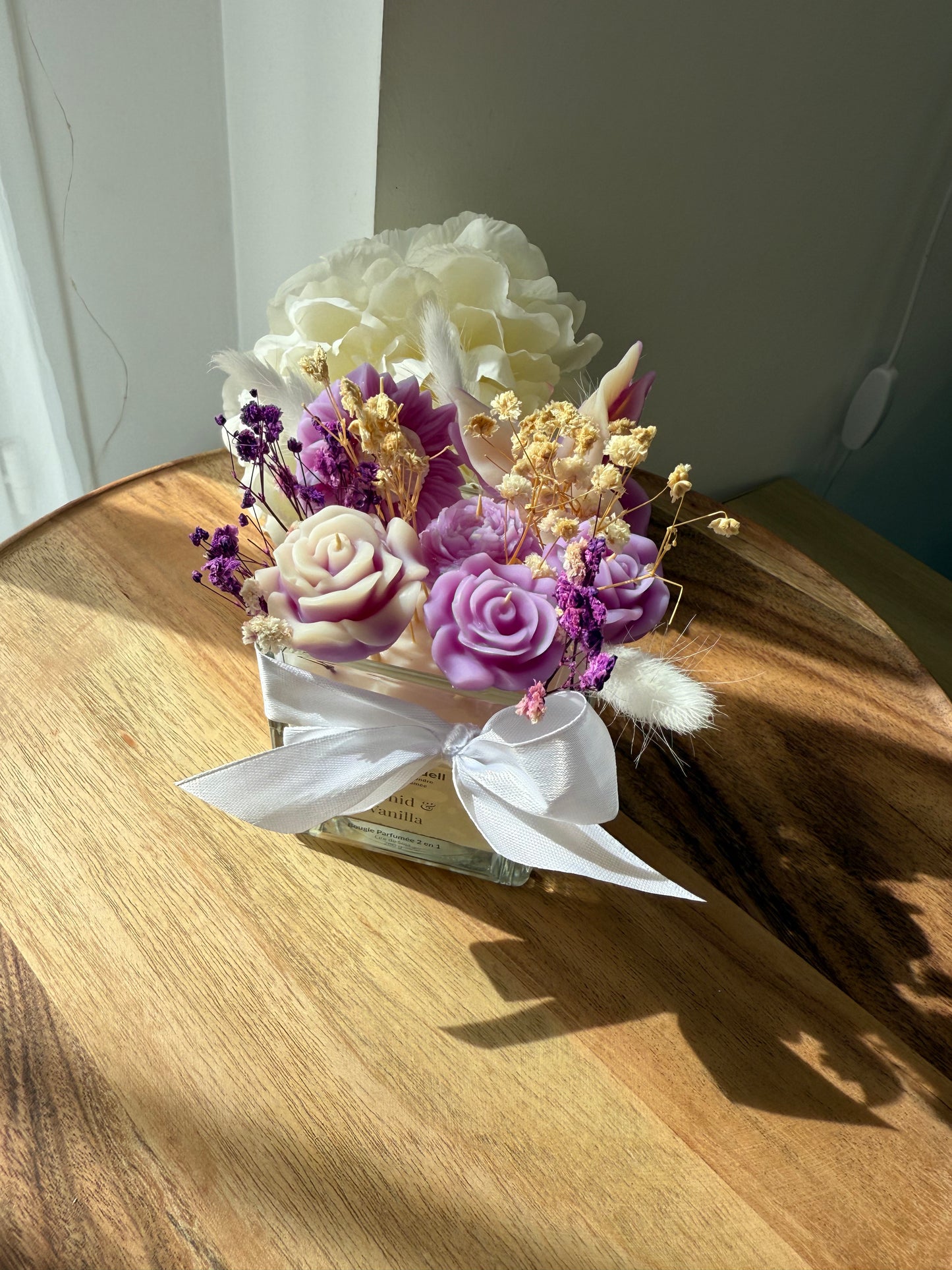 Bougie 2 en 1 Orchid & Vanilla – Fondants + Bougie Parfumée – Pièce Unique