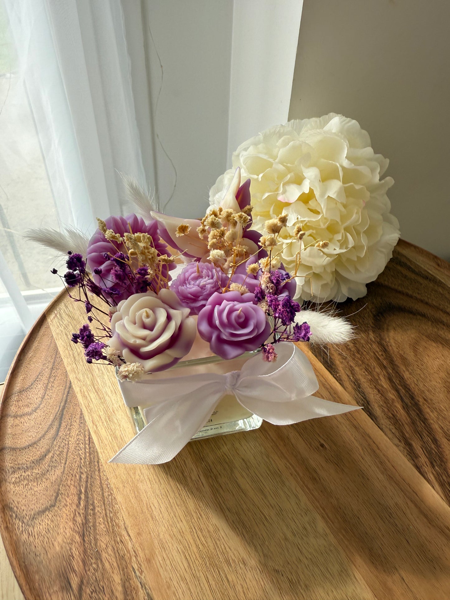Bougie 2 en 1 Orchid & Vanilla – Fondants + Bougie Parfumée – Pièce Unique