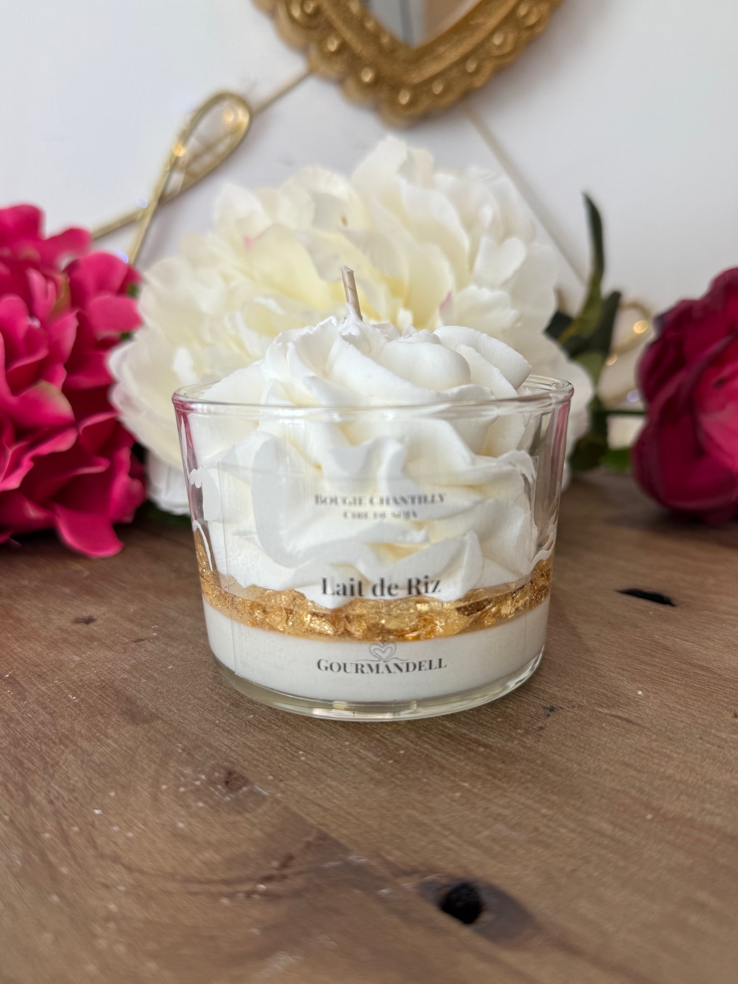 Bougie Parfumée Lait de Riz – 170 g / 70 g