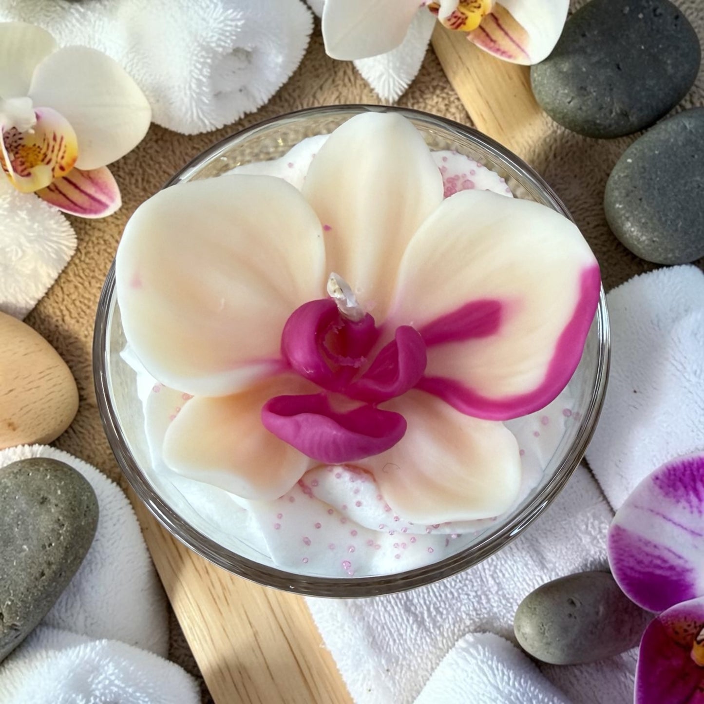 Bougie Parfumée Orchidée Blanche