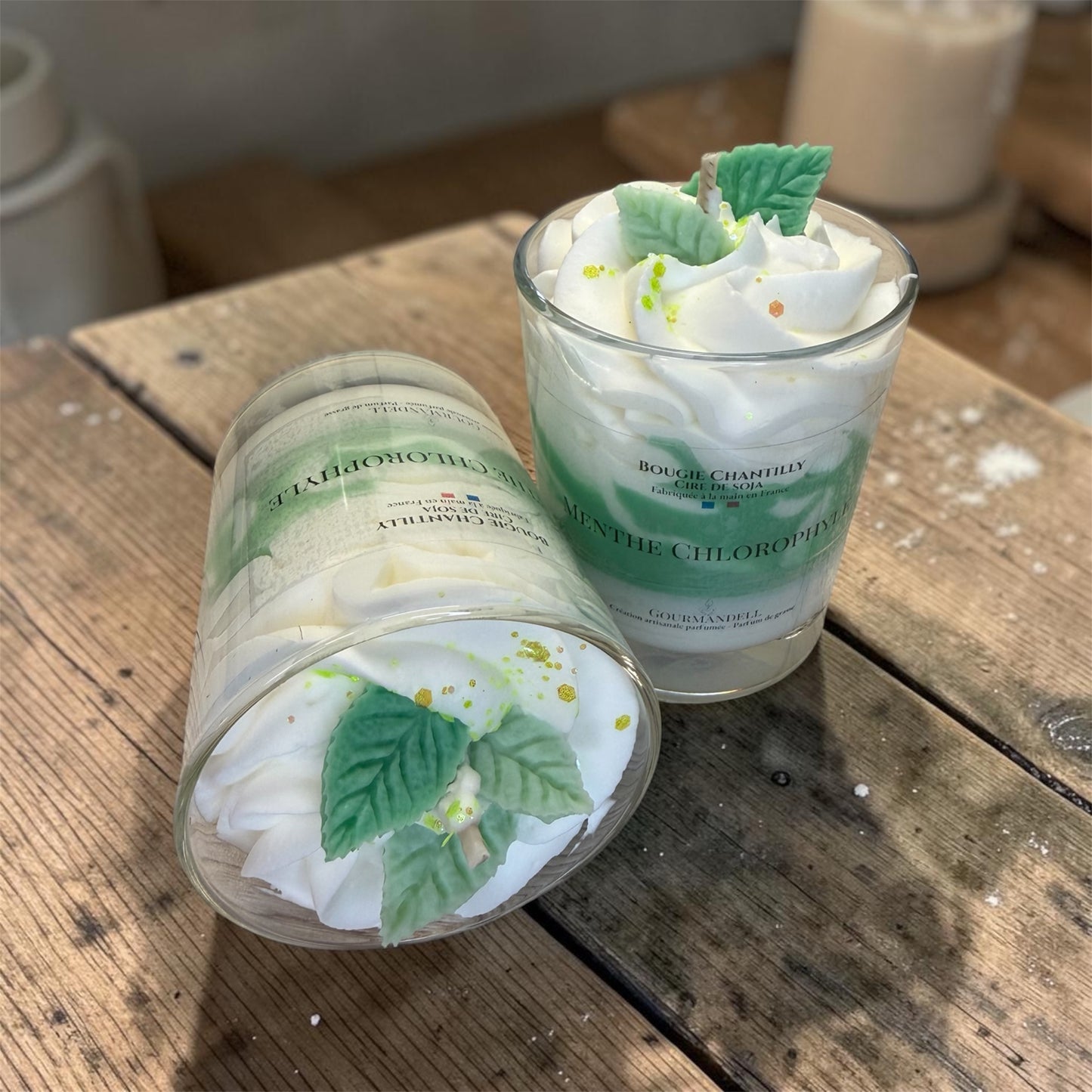 Bougie Chantilly Menthe Chlorophylle