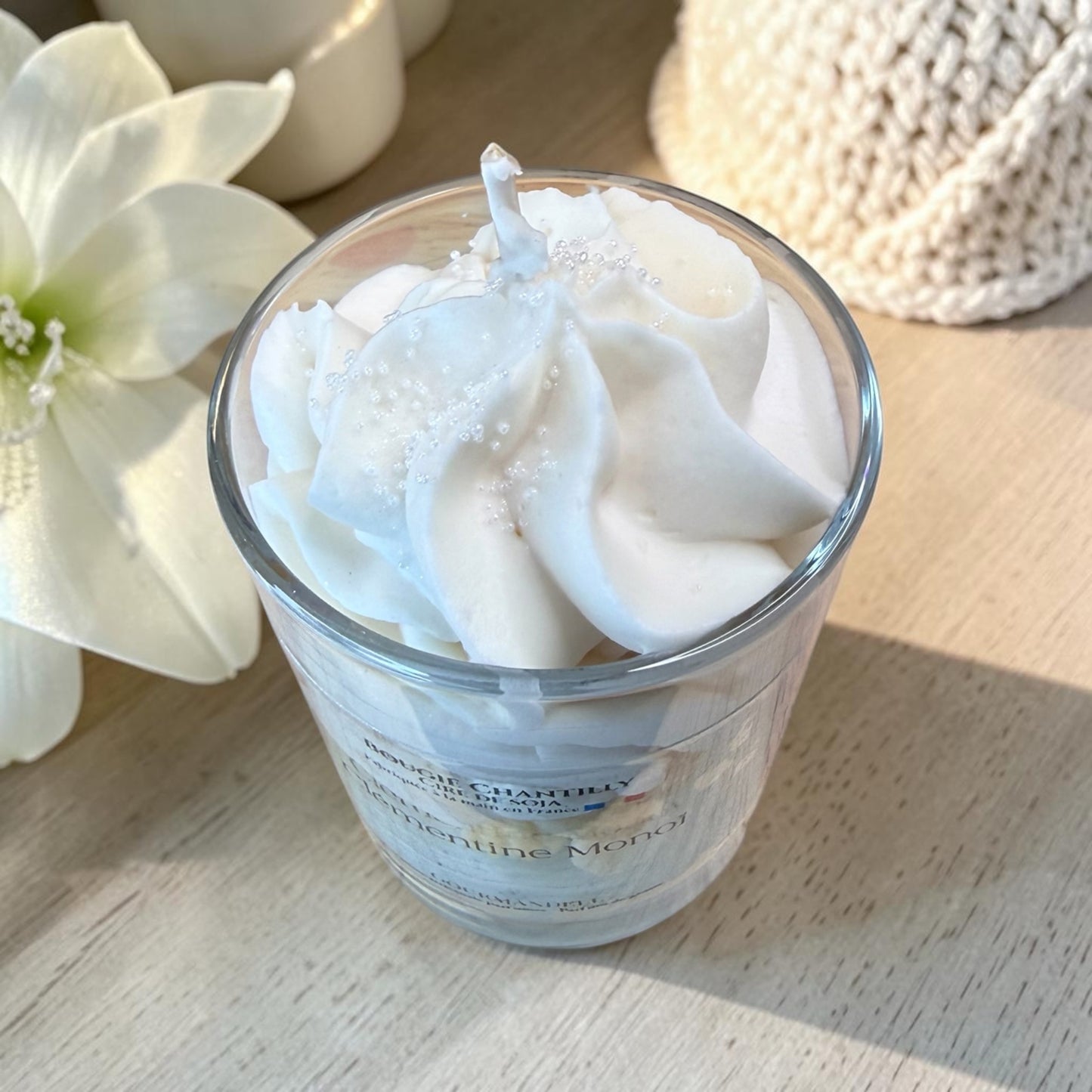 Bougie Chantilly Clémentine Monoï