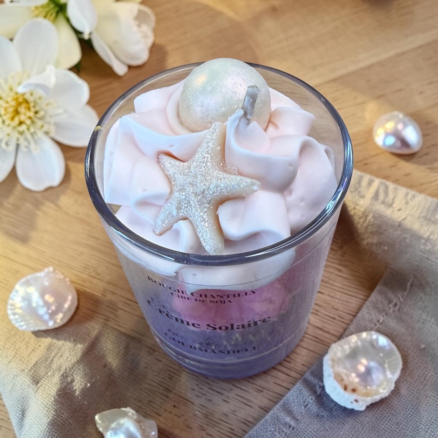 Bougie Chantilly Crème Solaire
