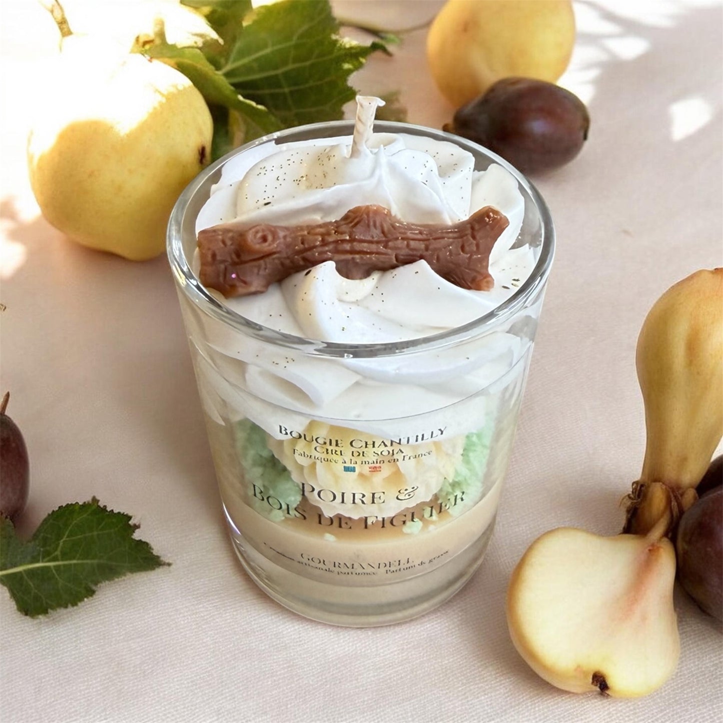 Bougie Chantilly Poire & Bois de Figuier