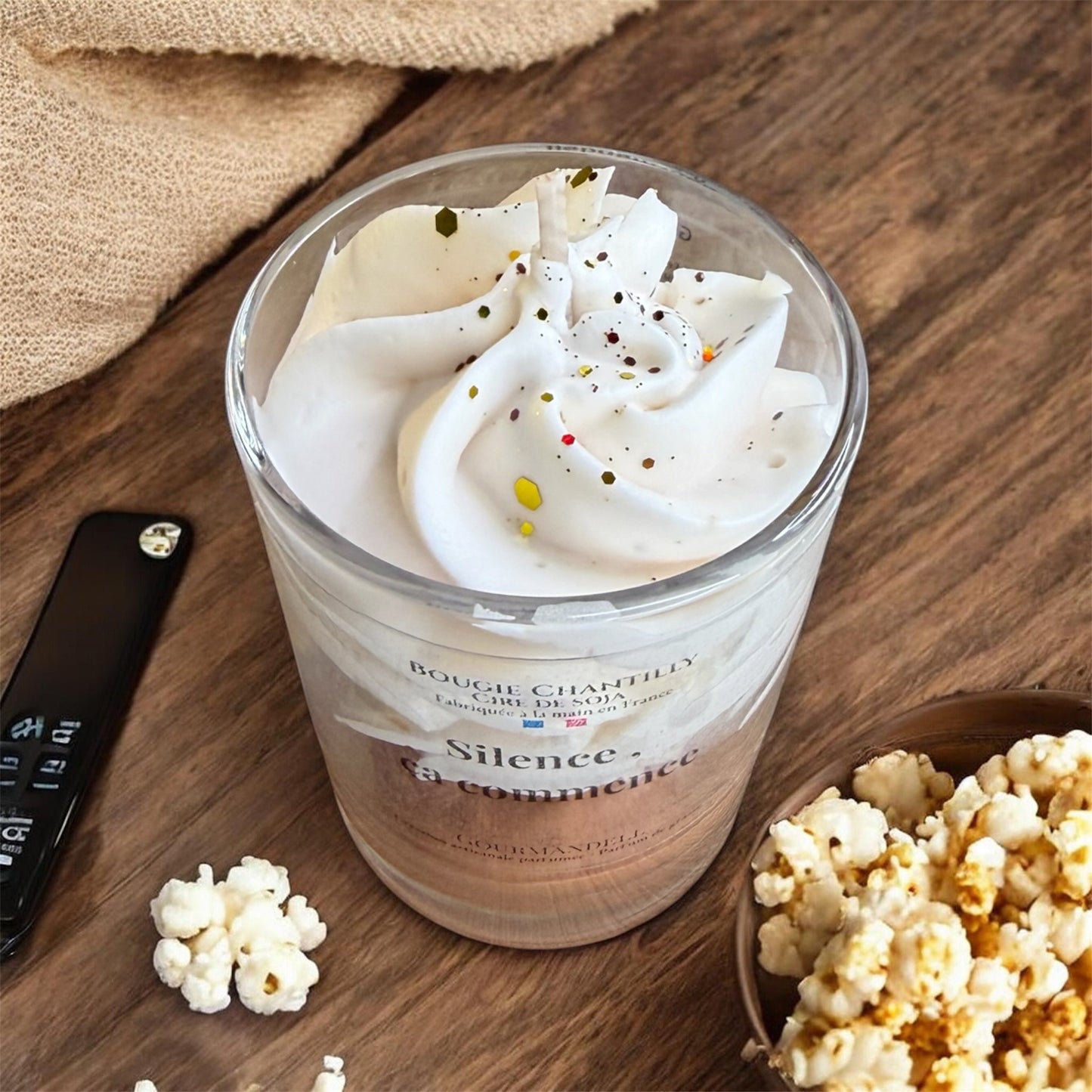 Bougie Chantilly Silence, ça commence (Pop Corn)