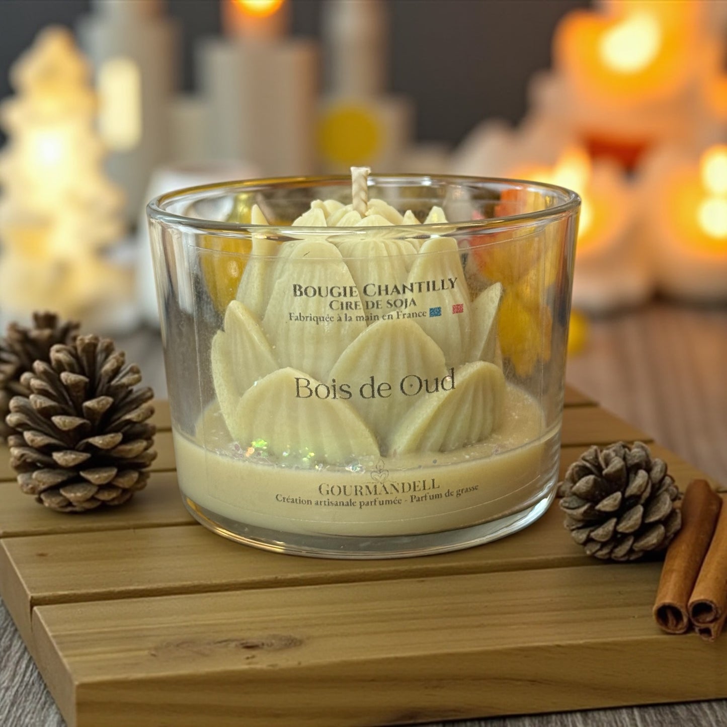 Bougie parfumée Bois de Oud – 120 g