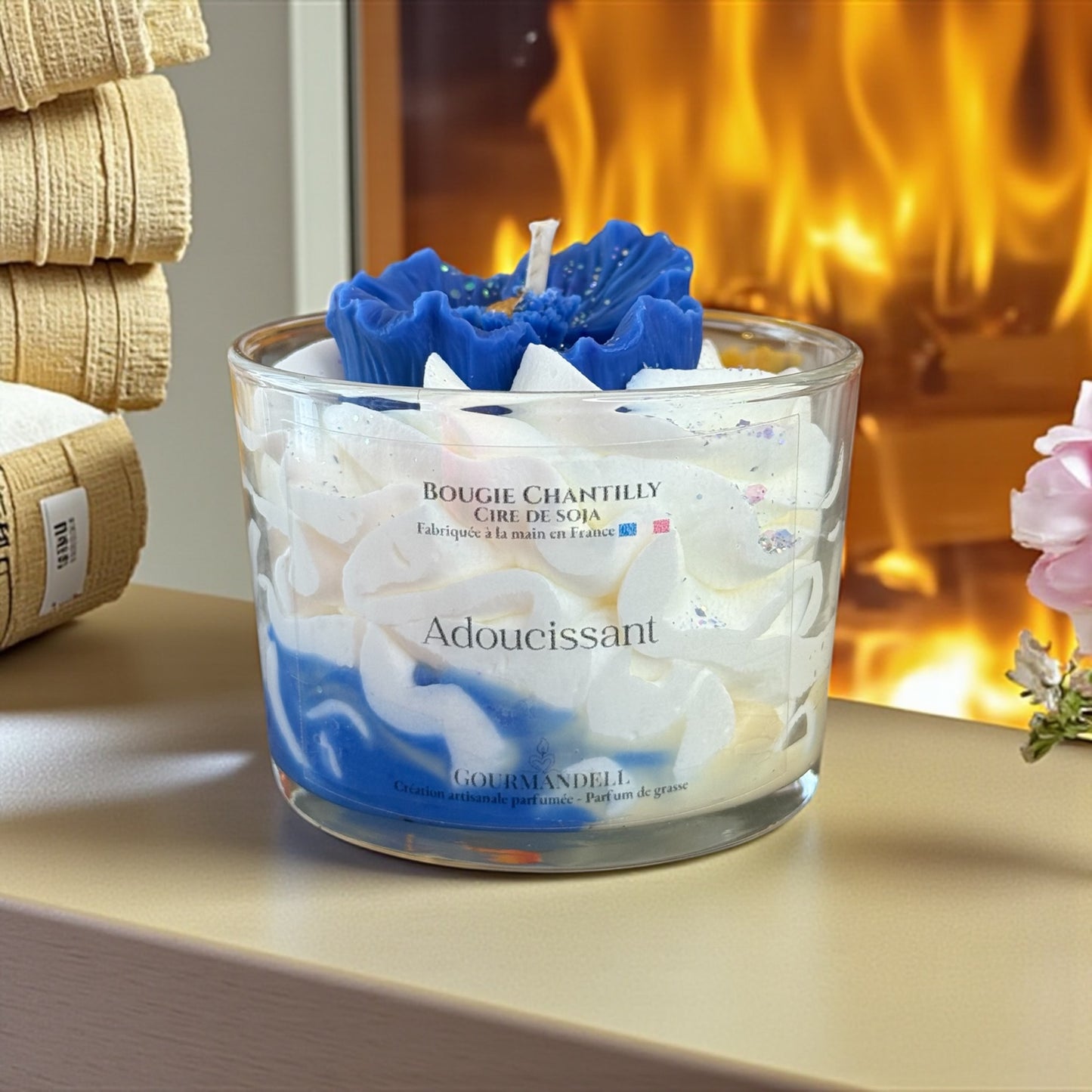 Bougie parfum Adoucissant