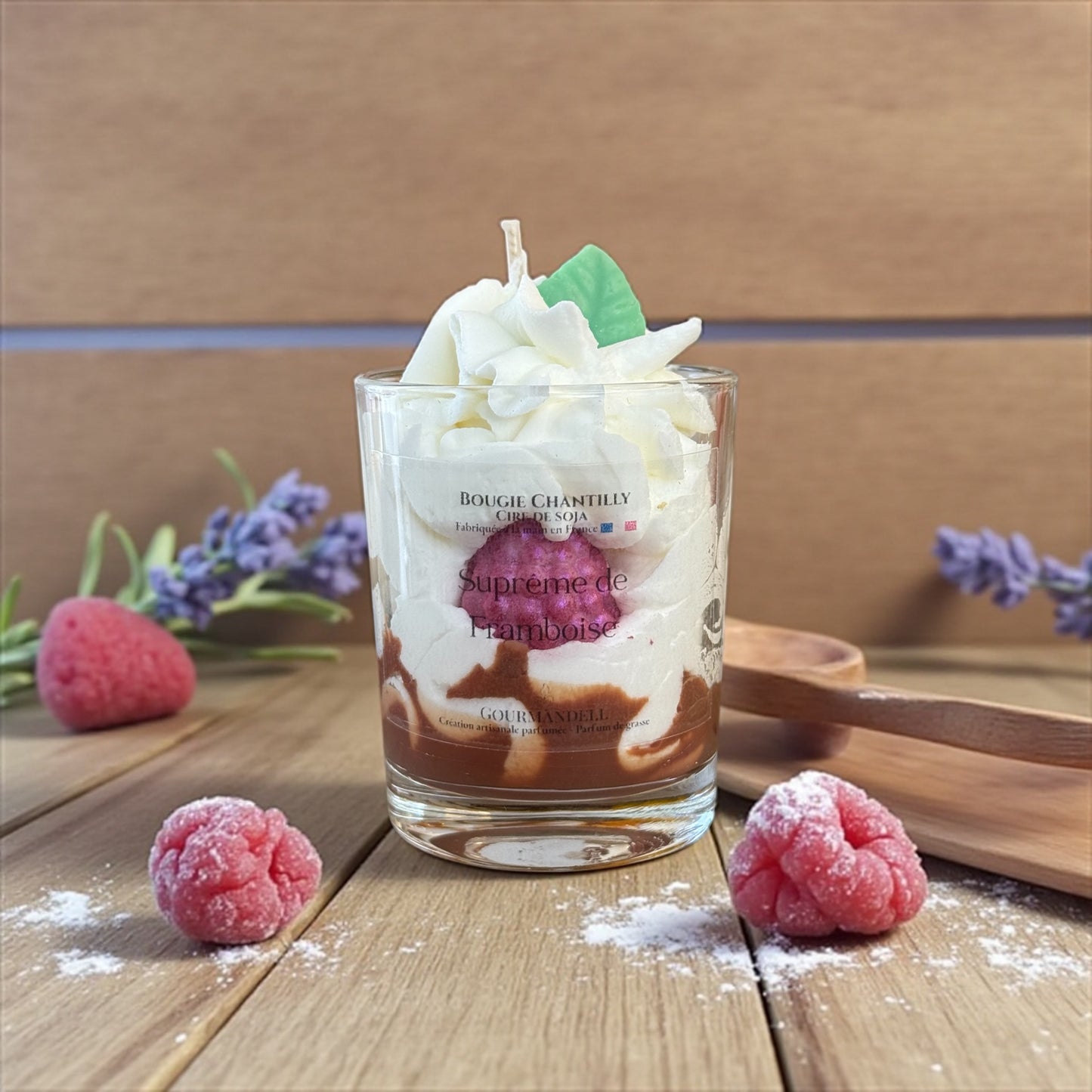Bougie Parfumée Suprême de Framboise