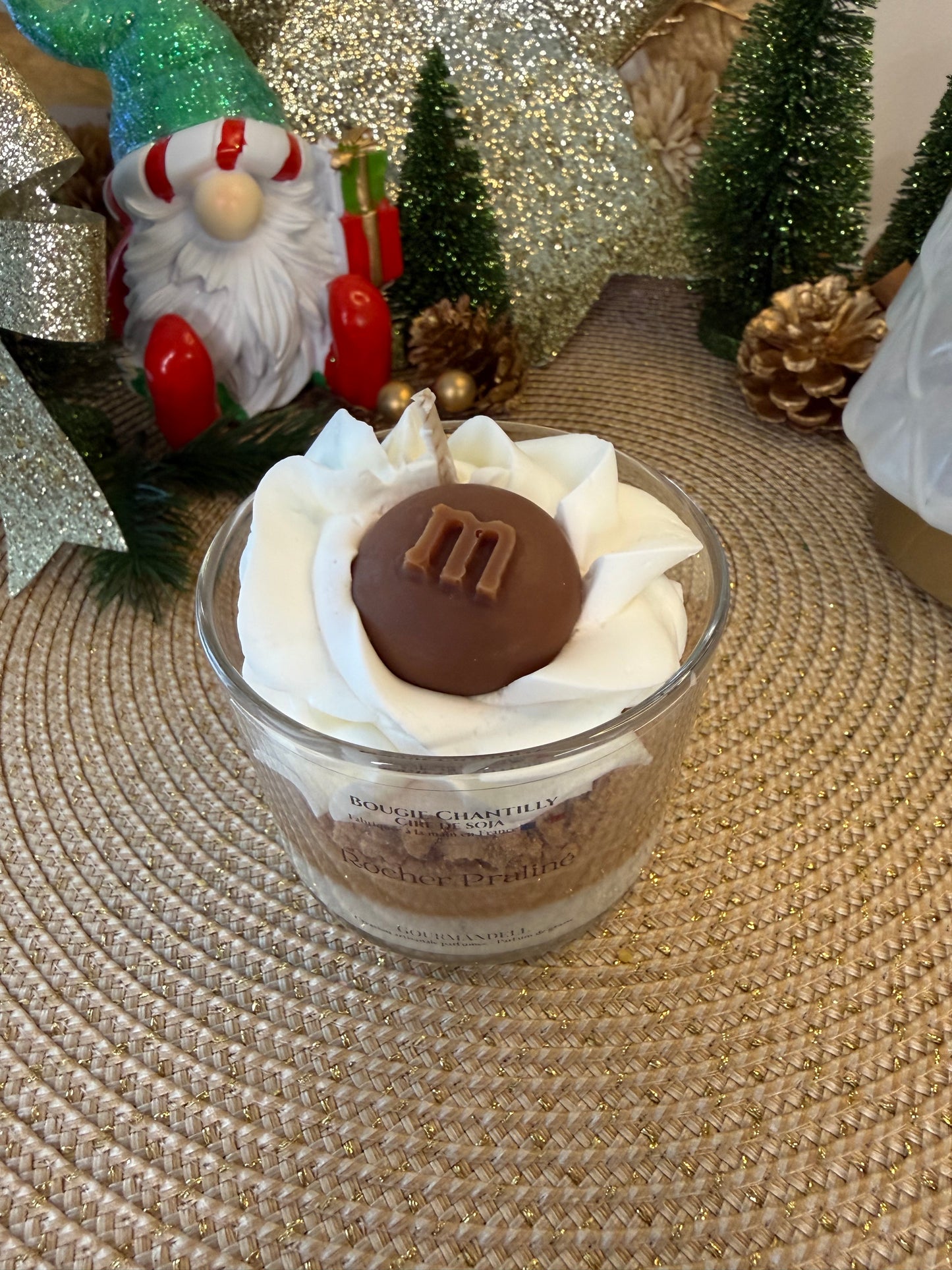 Bougie Rocher Praliner – Le Best-Seller des Gourmands