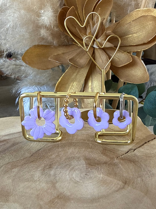 Pampilles Lilas interchangeables