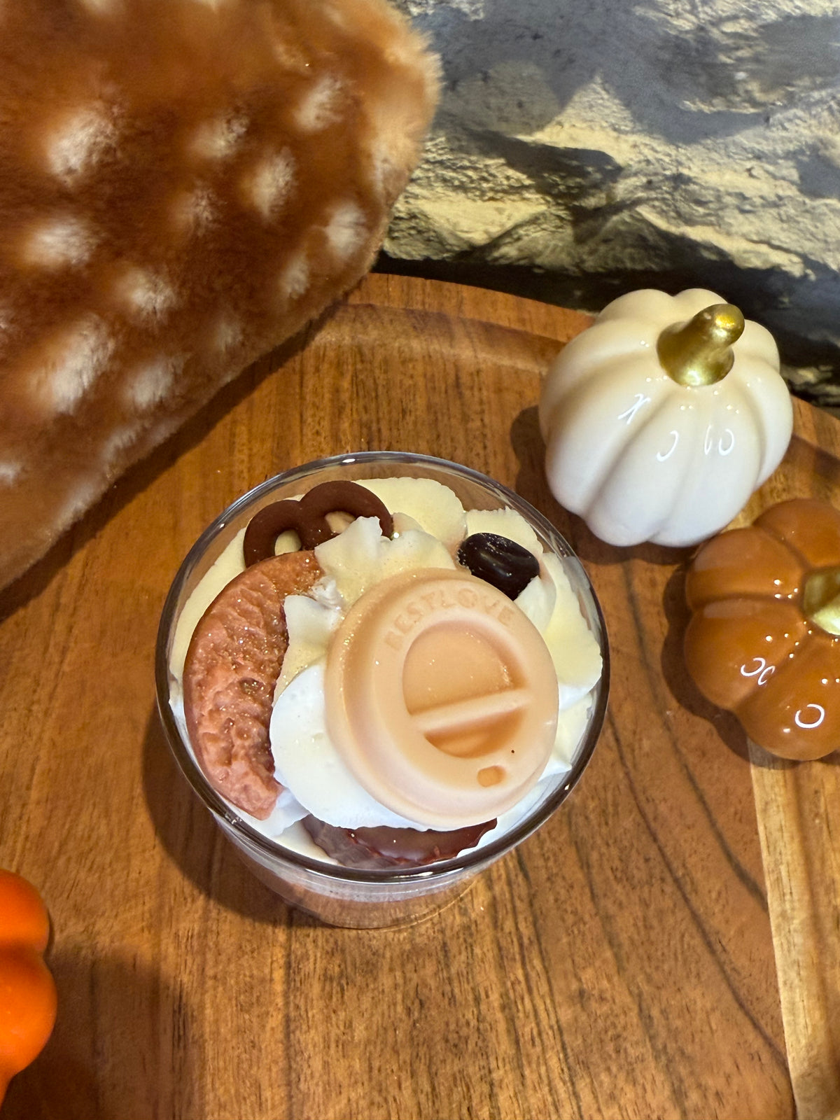 ☕ Bougie chantilly Cappuccino