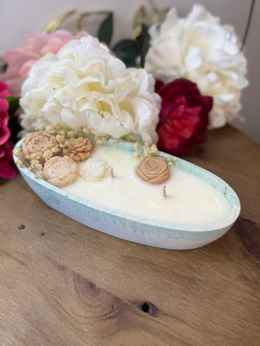 Bougie Éphémère Clémentine Monoï – Un Rayon de Soleil