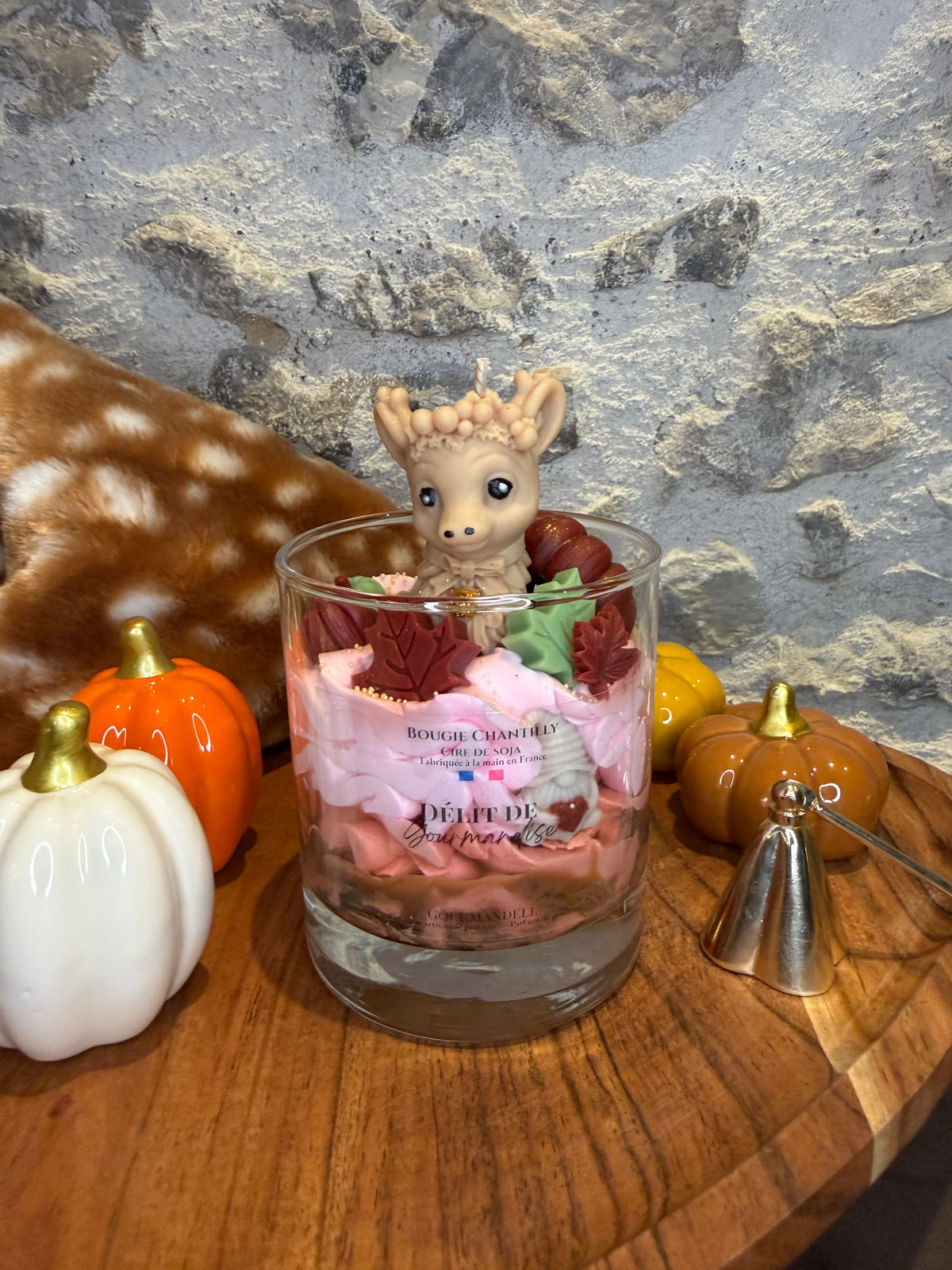 🍓 Bougie chantilly Délit de Gourmandise