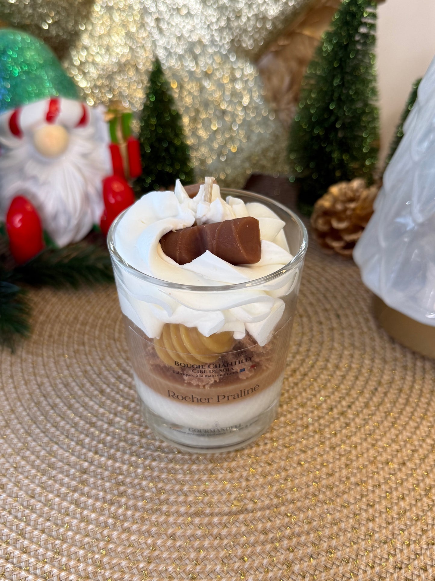 Bougie Rocher Praliner – Le Best-Seller des Gourmands