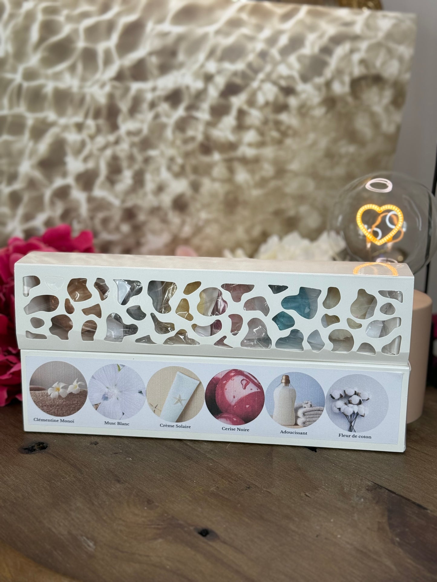 Coffret Découverte — 6 Fondants Parfumés en Cire d’Olive (17 g)