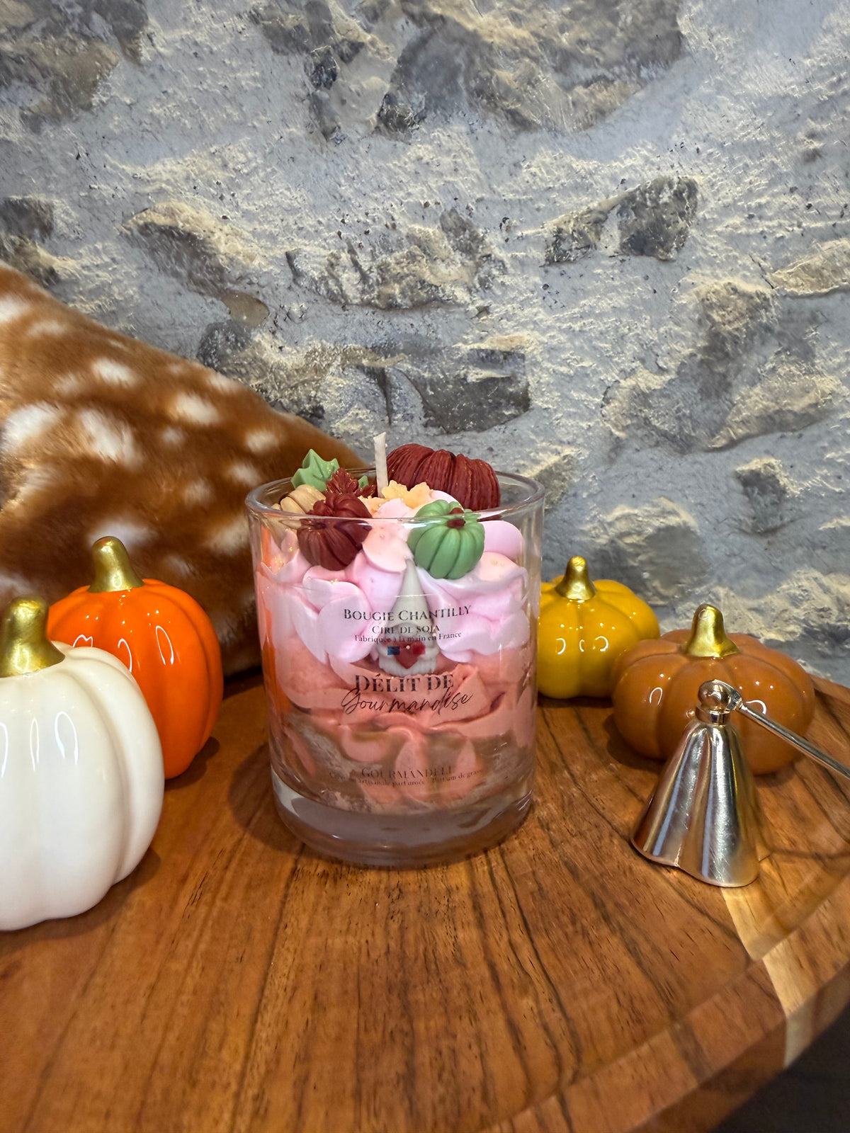 🍓 Bougie chantilly Délit de Gourmandise