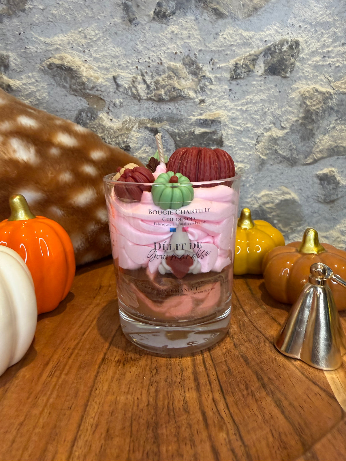 🍓 Bougie chantilly Délit de Gourmandise