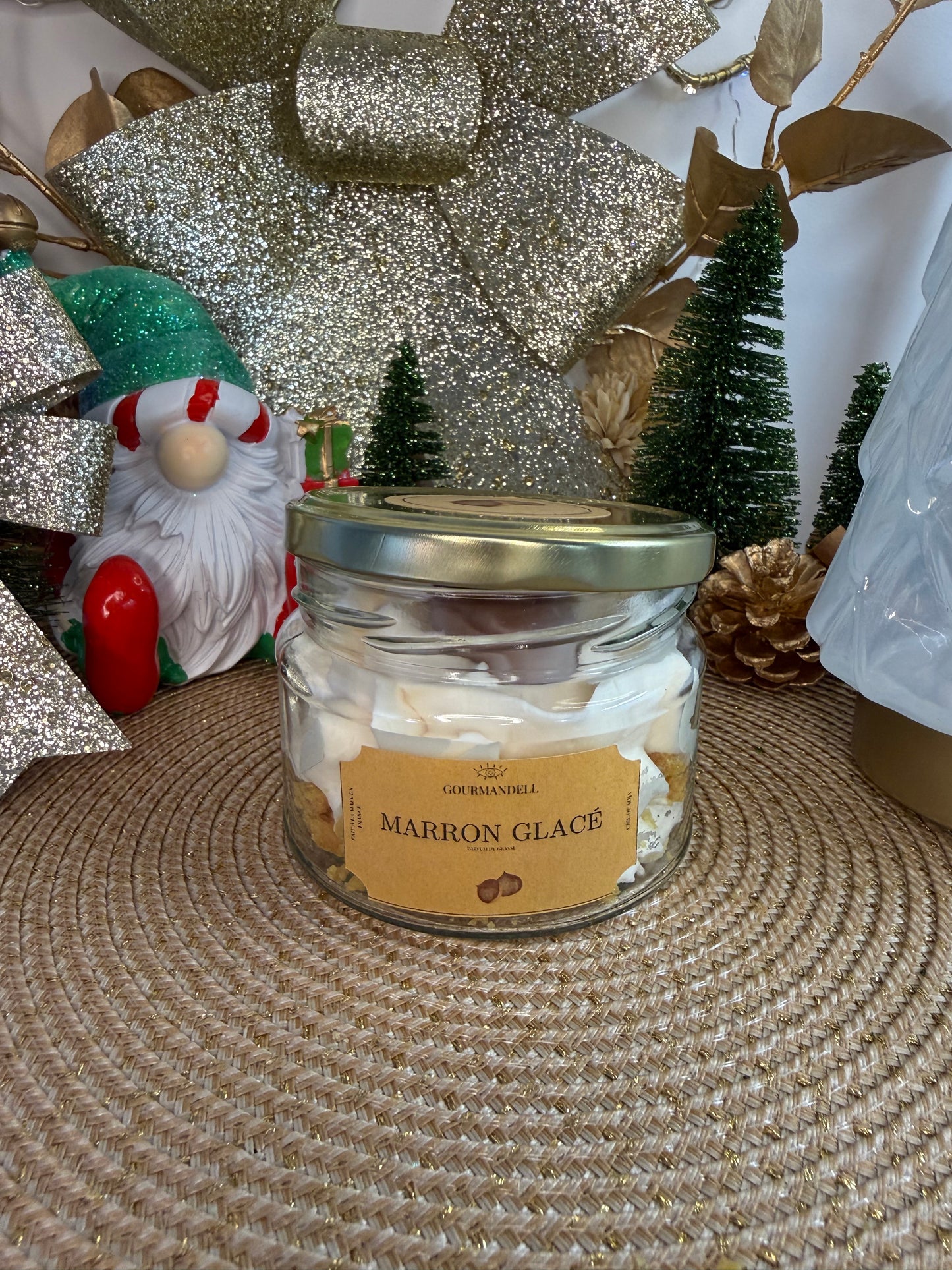 Bougie parfumée Marron Glacé – Édition Limitée de Noël