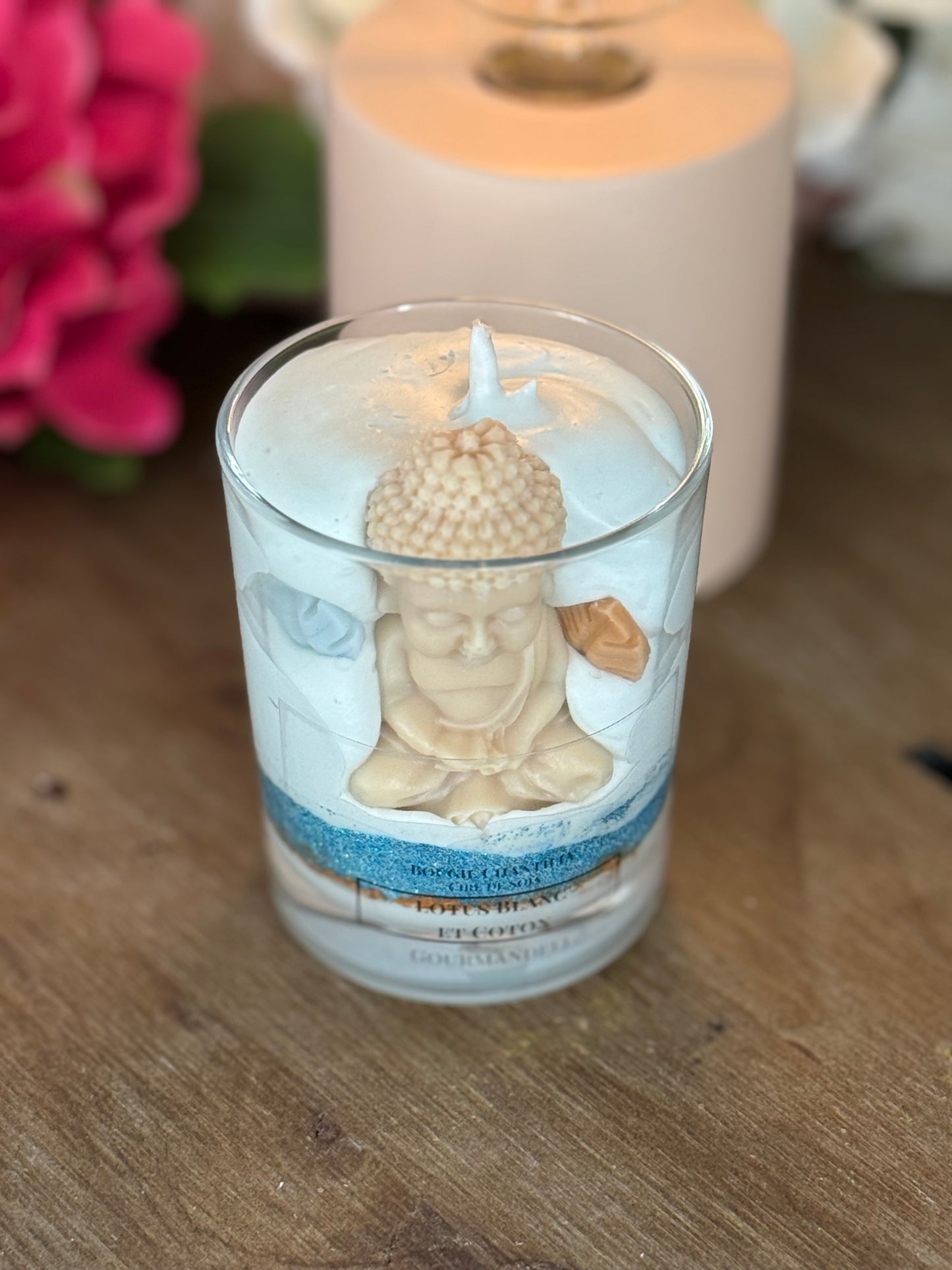Bougie Parfumée Lotus Blanc & Coton – 70g / 140g / 170g