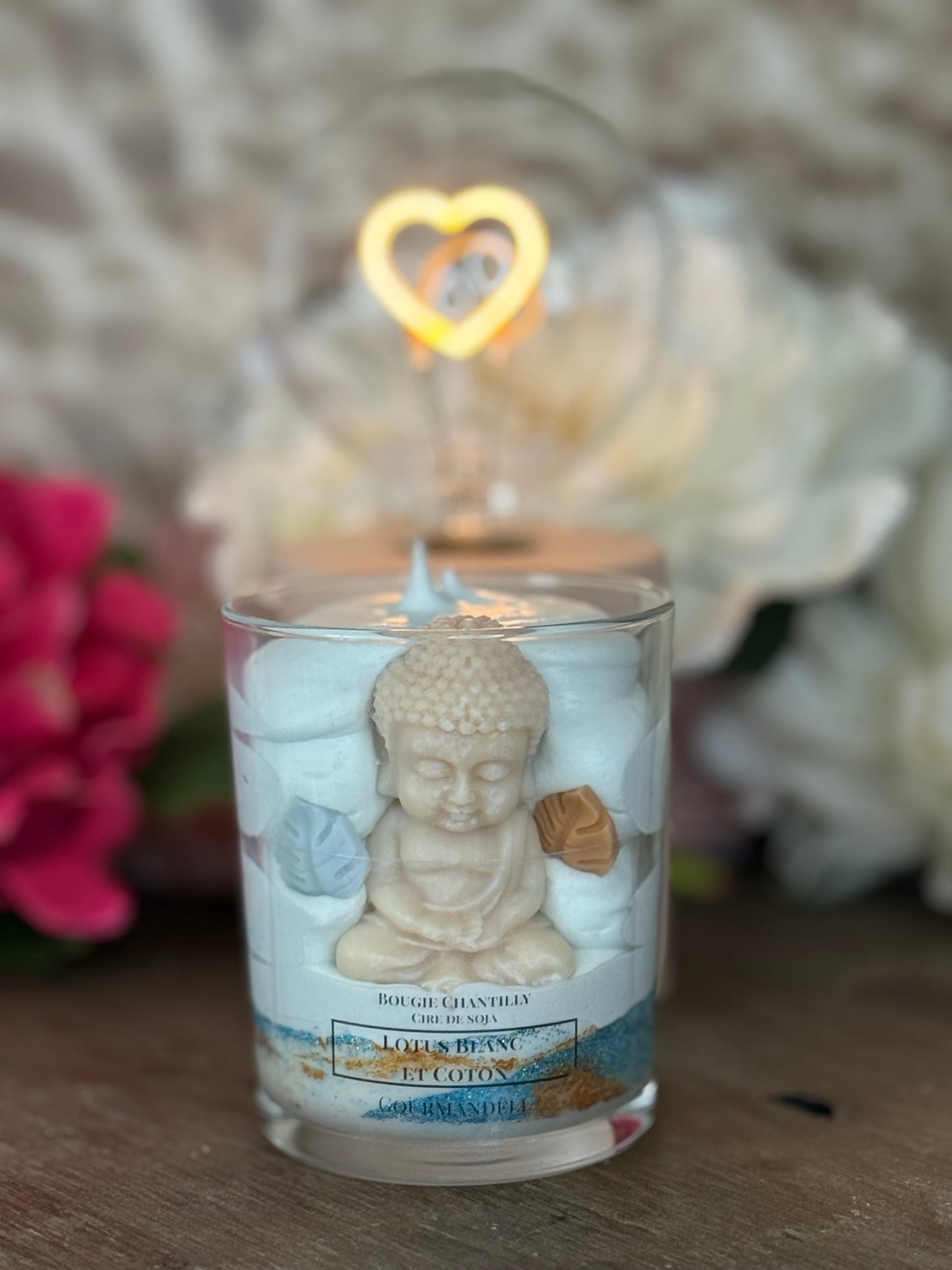 Bougie Parfumée Lotus Blanc & Coton – 70g / 140g / 170g
