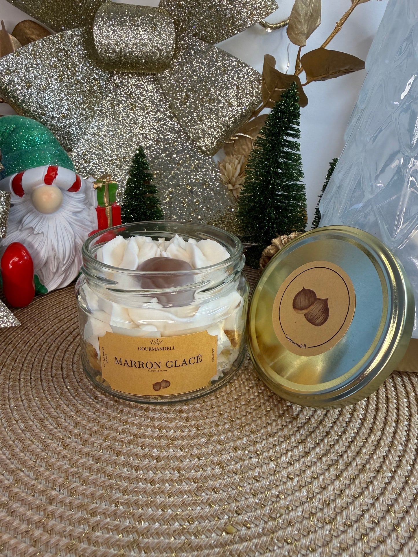 Bougie parfumée Marron Glacé – Édition Limitée de Noël