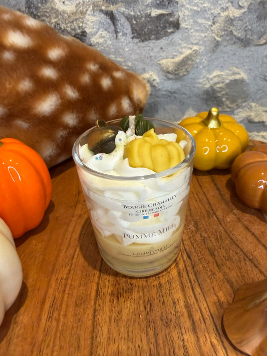 Bougie Chantilly Pomme Miel