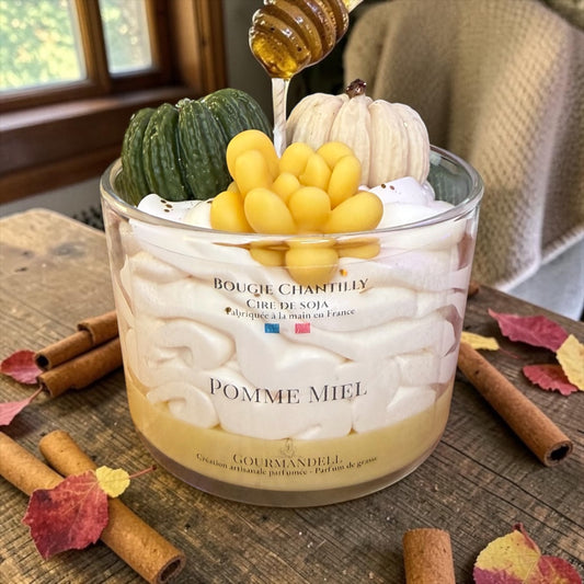 Bougie Chantilly Pomme Miel