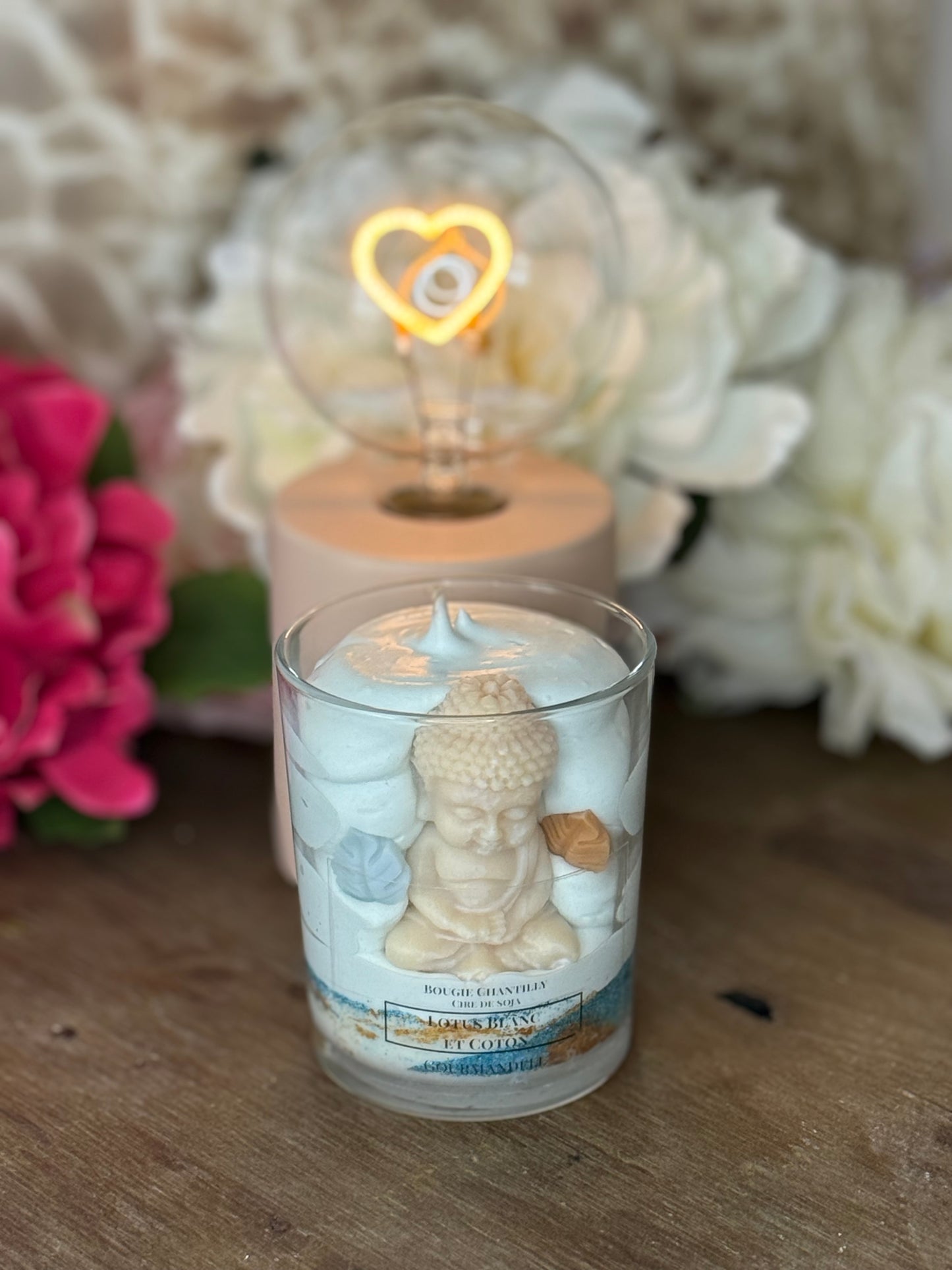 Bougie Parfumée Lotus Blanc & Coton – 70g / 140g / 170g