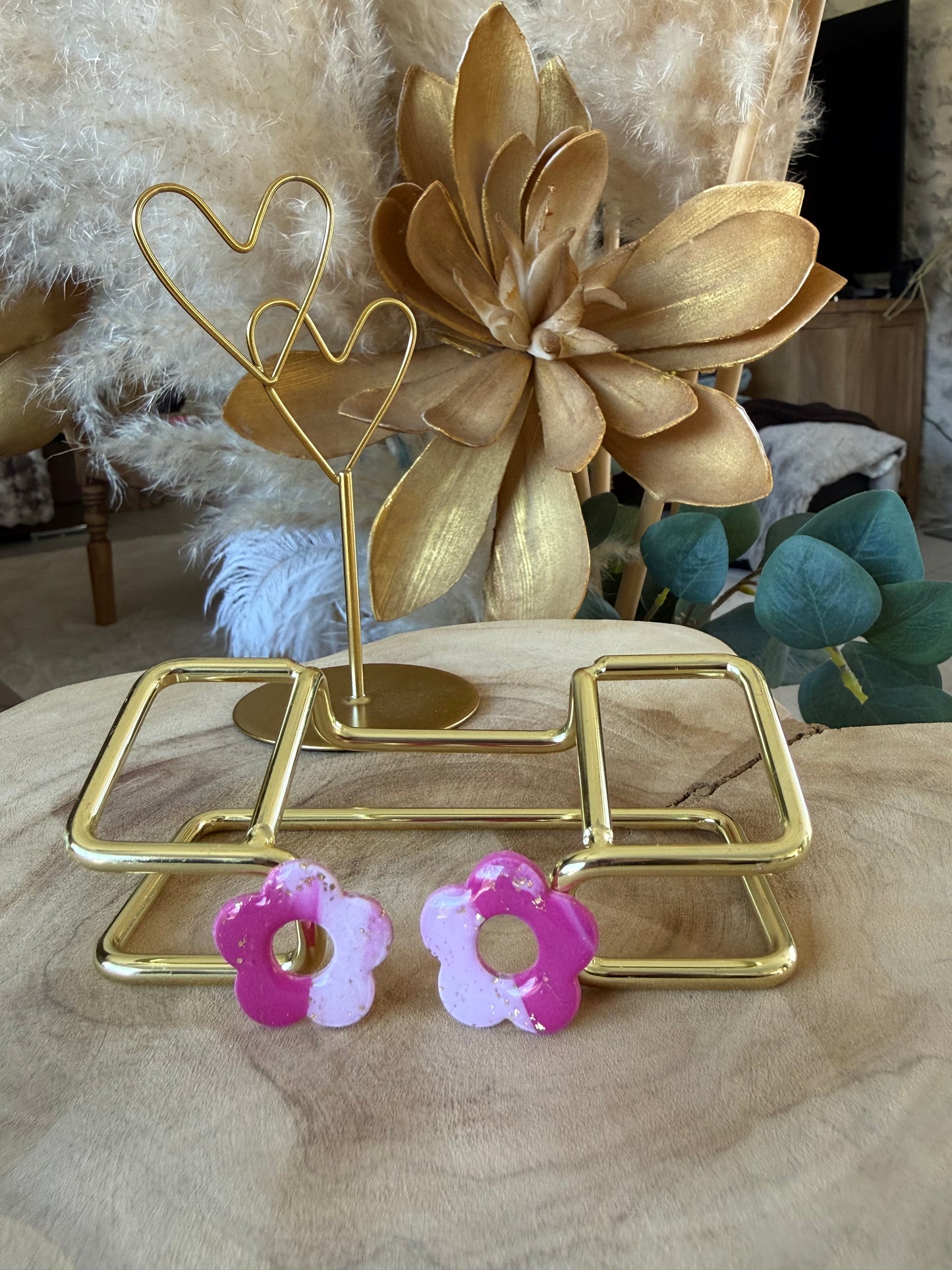Pampilles Fuchsia Gold interchangeables