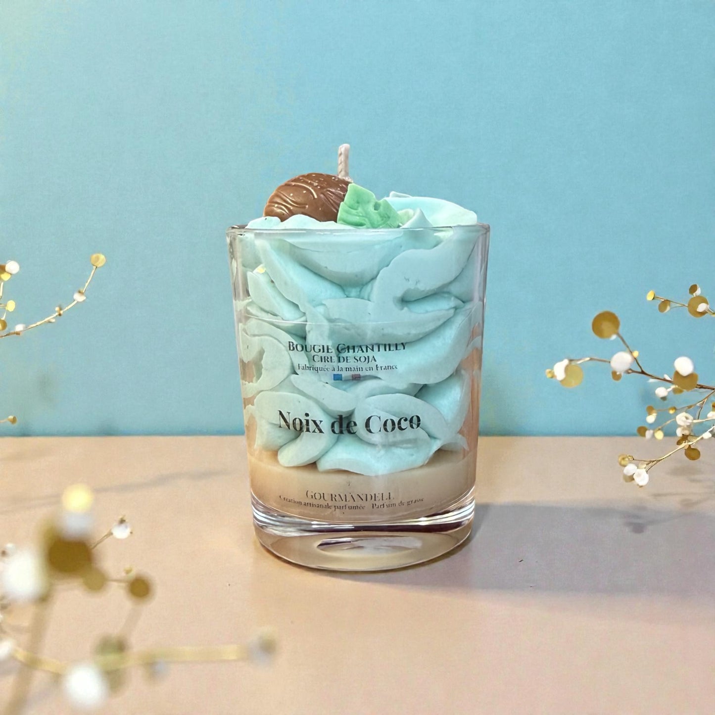 🥥 Bougie parfumée – Noix de Coco