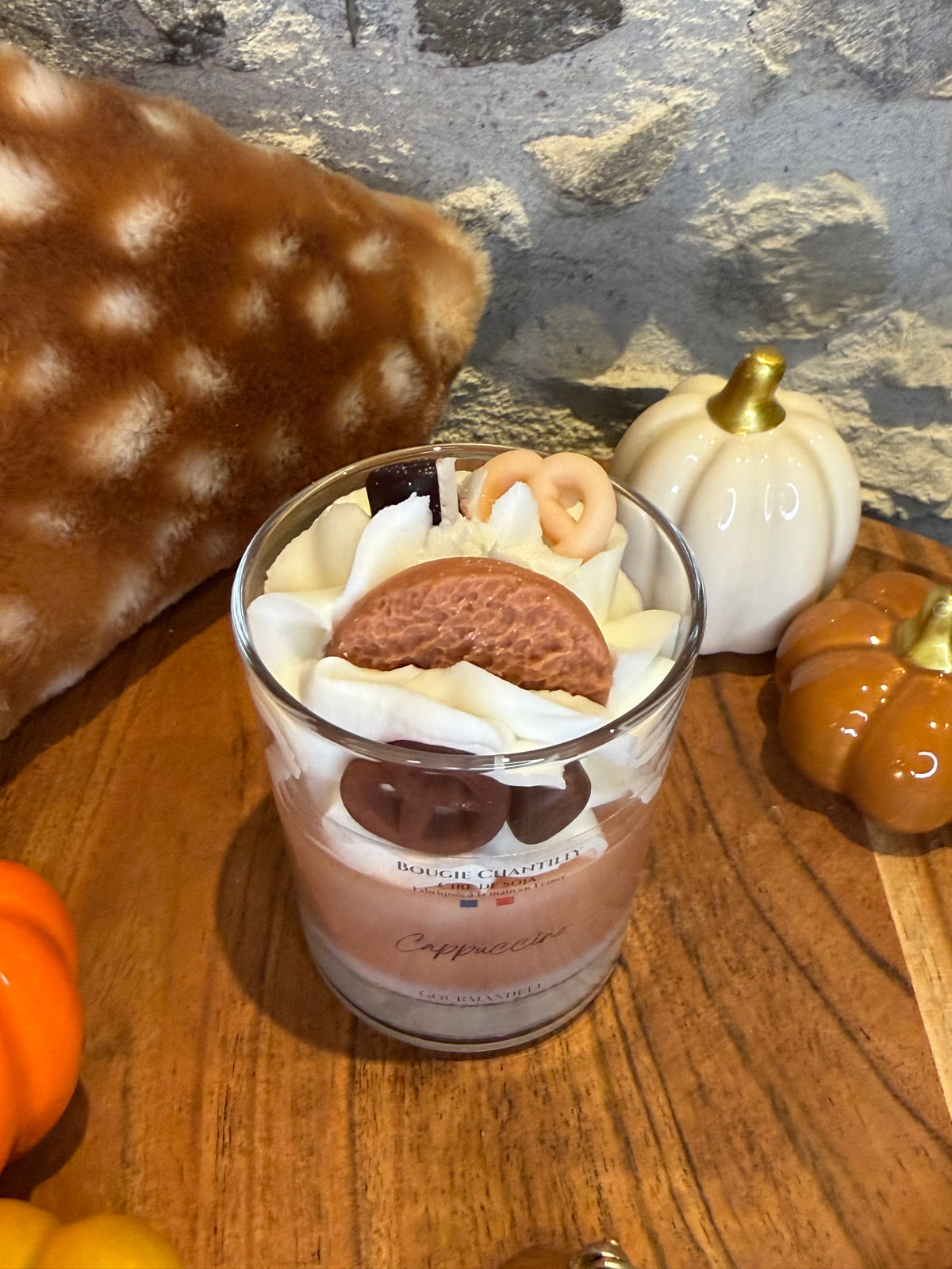 ☕ Bougie chantilly Cappuccino
