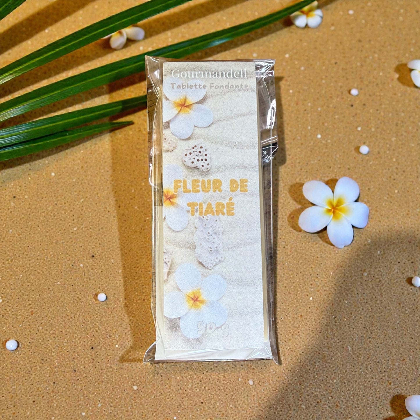 Tablette Fondante Parfumée 50g – Fleur de Tiaré