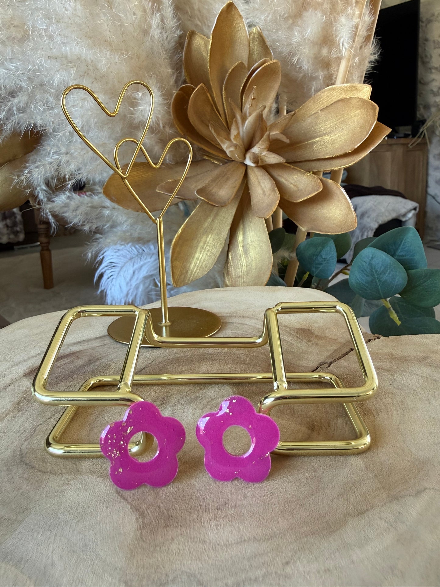Pampilles Fuchsia Gold interchangeables