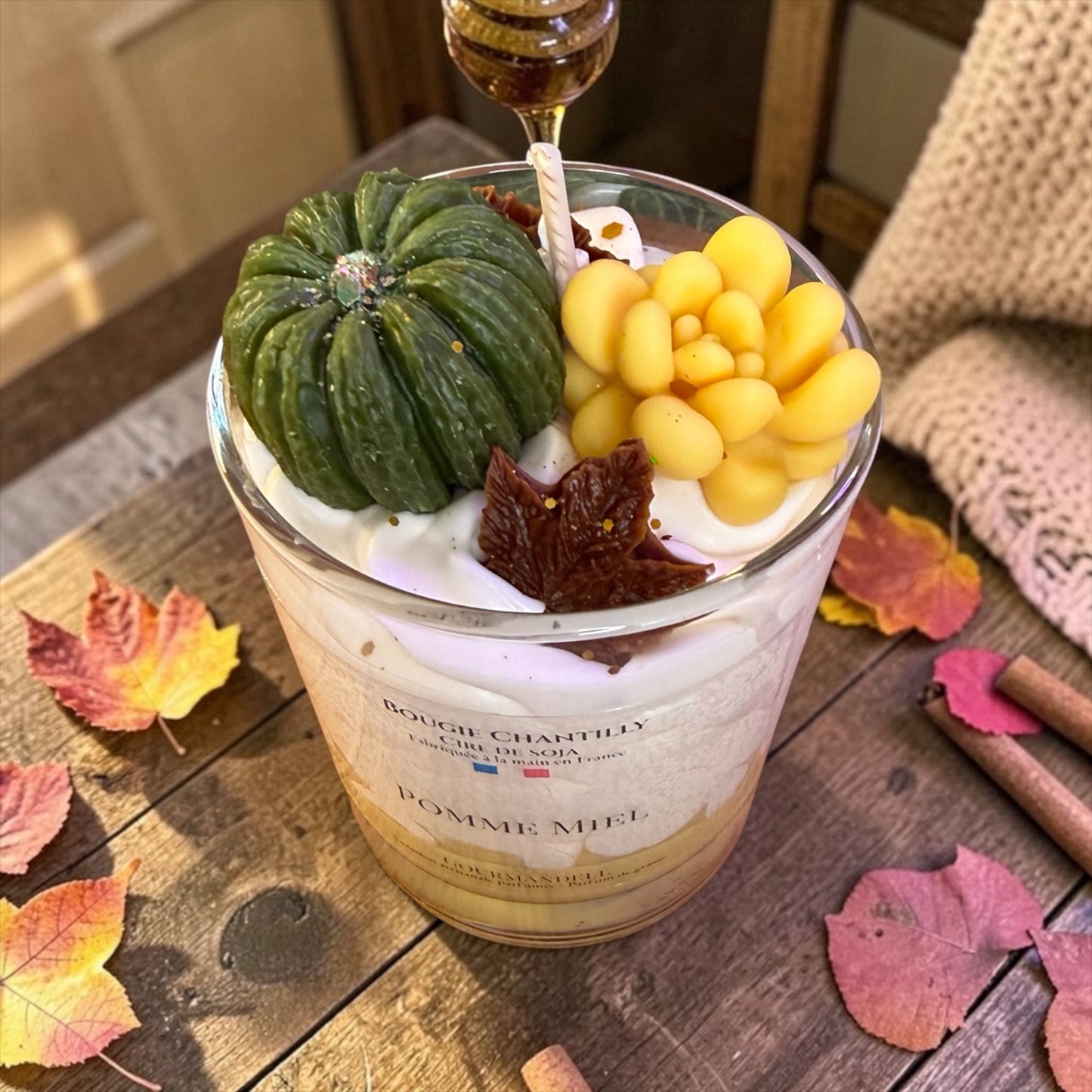 Bougie Chantilly Pomme Miel