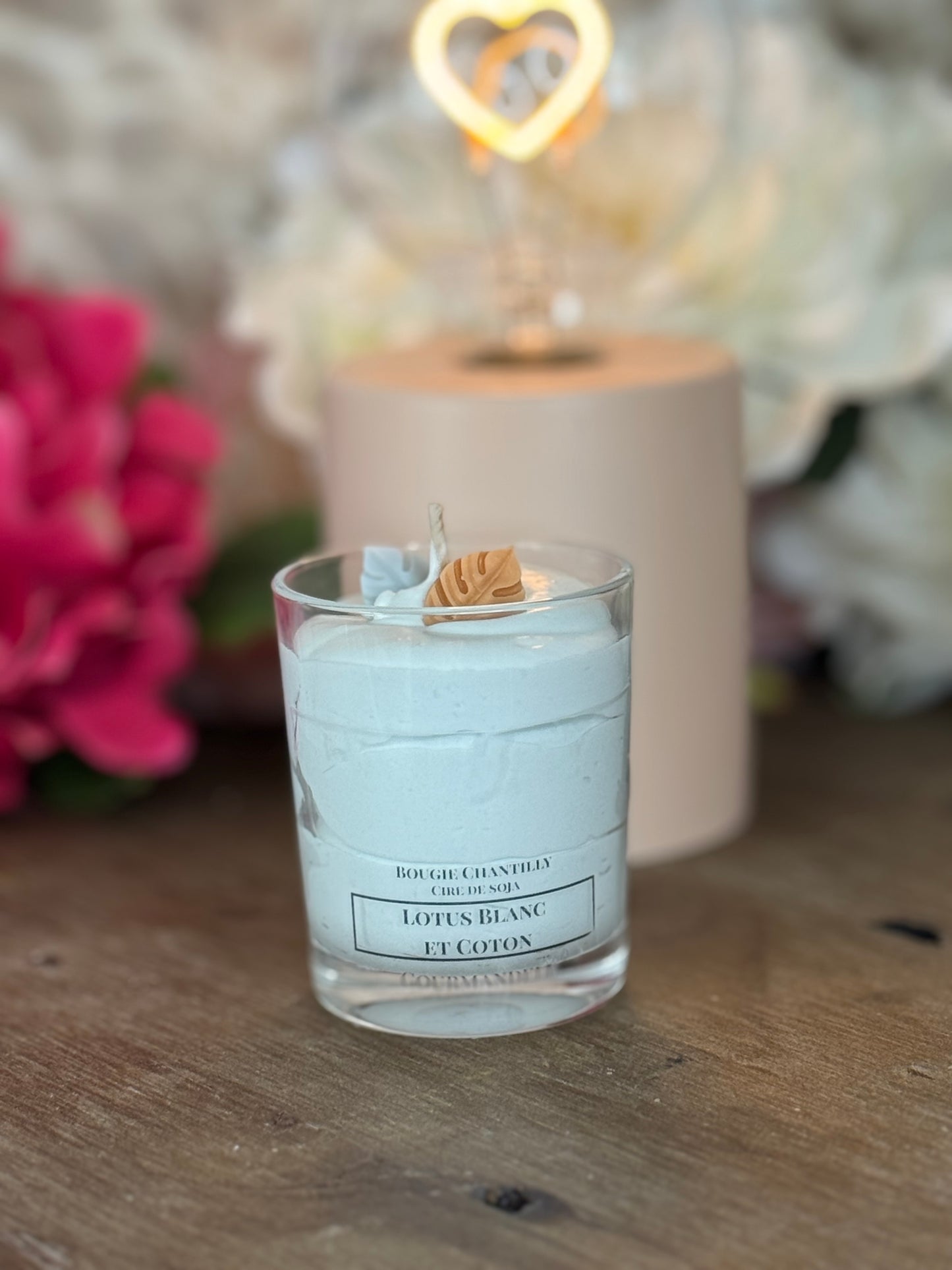 Bougie Parfumée Lotus Blanc & Coton – 70g / 140g / 170g