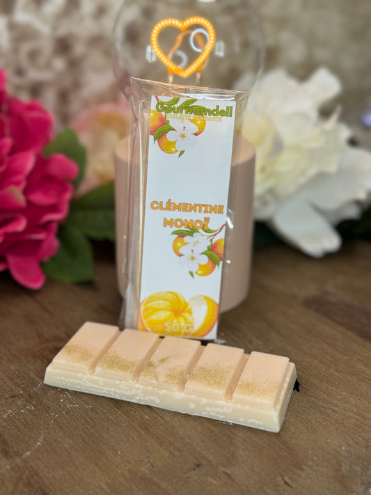Tablette fondante parfumée Clémentine Monoï – 50 g