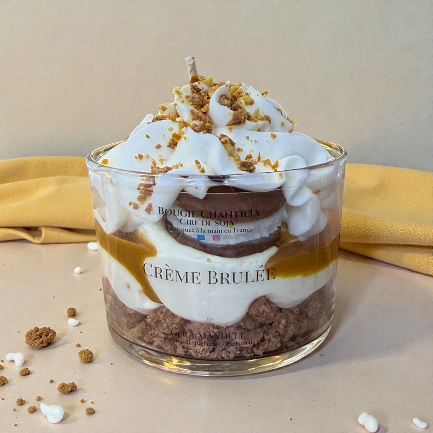 Bougie parfumée Crème Brûlée 🍮