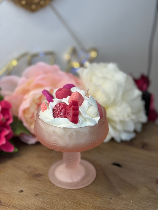 Bougie Monoï Vanille – Édition Glacée Gourmande