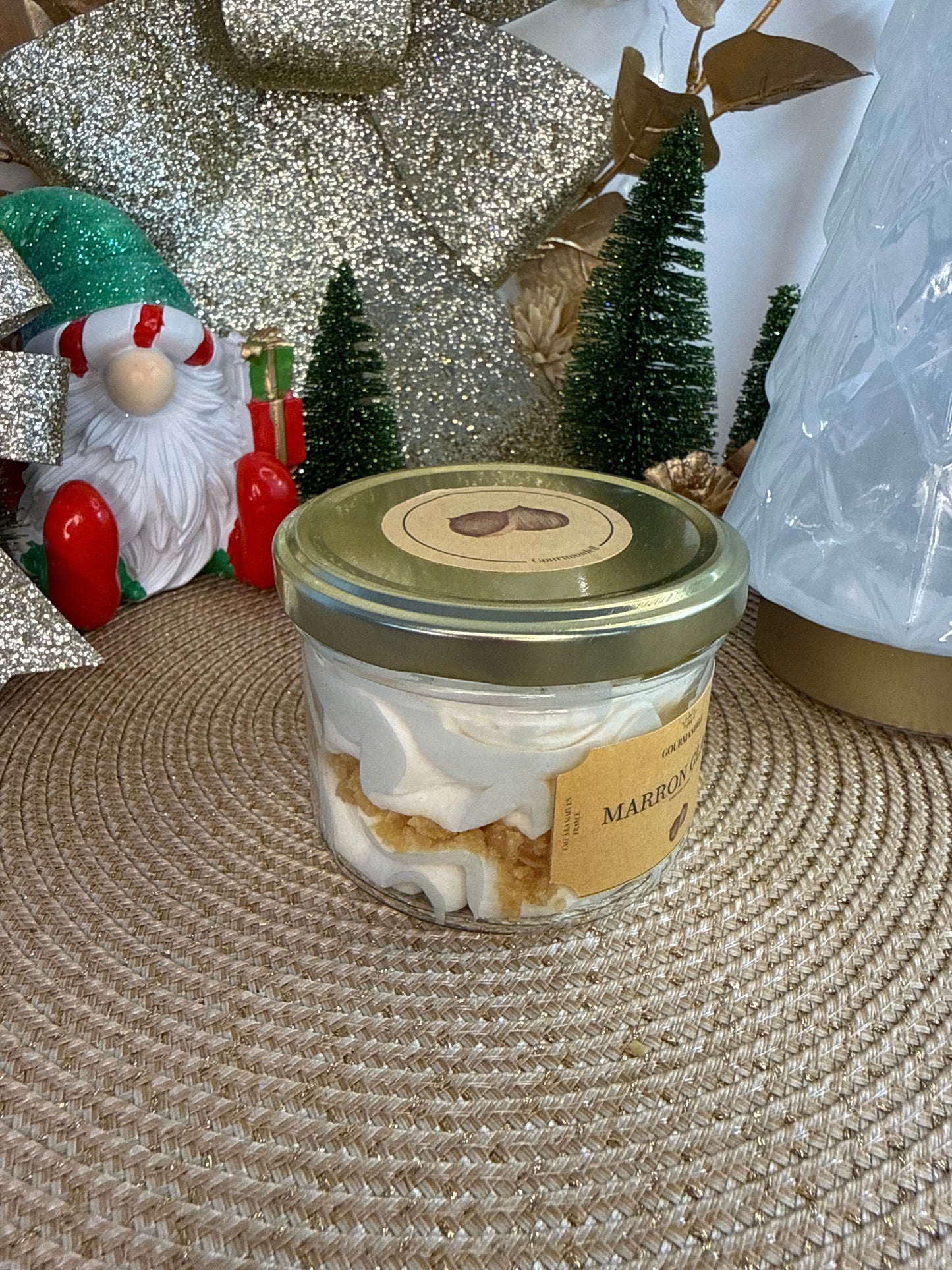 Bougie parfumée Marron Glacé – Édition Limitée de Noël