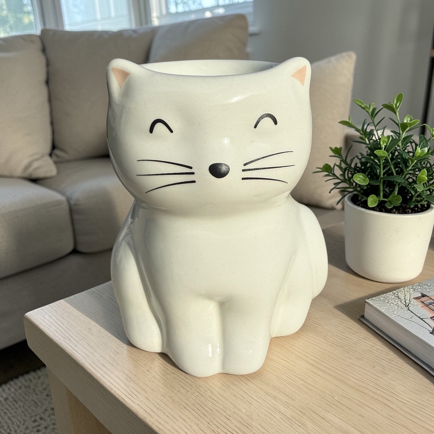 Diffuseur Chat Bonheur – Brûle-parfum décoratif pour fondants parfumés