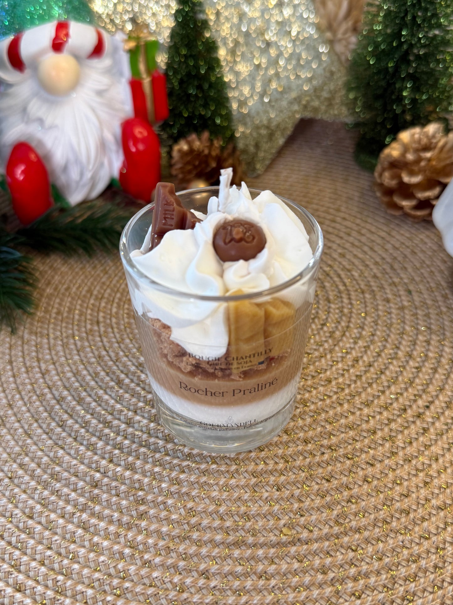 Bougie Rocher Praliner – Le Best-Seller des Gourmands