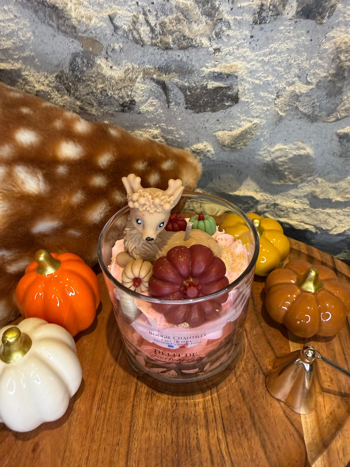🍓 Bougie chantilly Délit de Gourmandise
