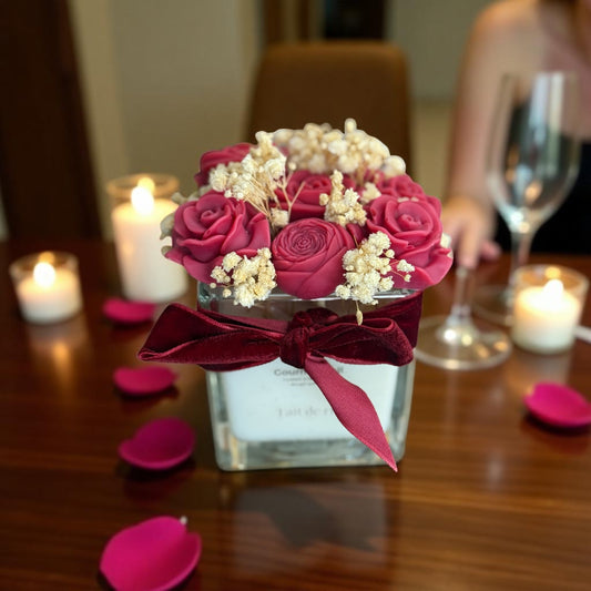 Bougie parfumée 2 en 1 Bouquet – 280 g