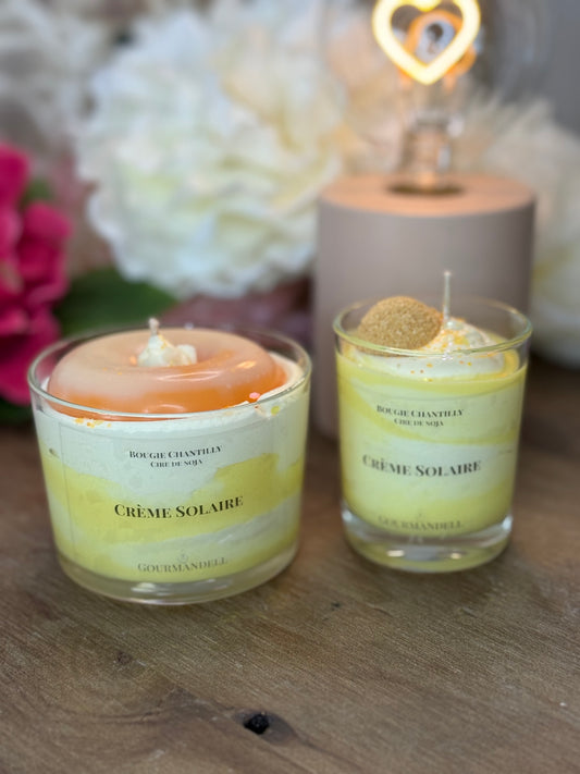 Bougie Chantilly Crème Solaire – Parfum d’Été en Édition Limitée