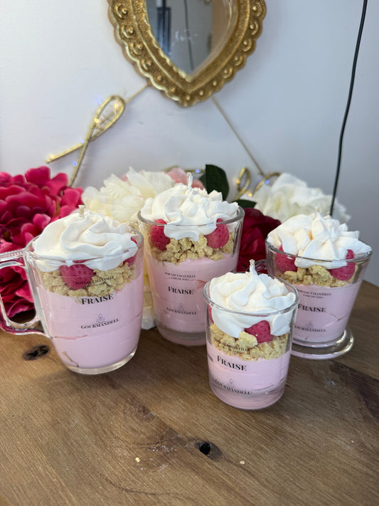 Bougie Parfum Fraise - Collection Gourmande